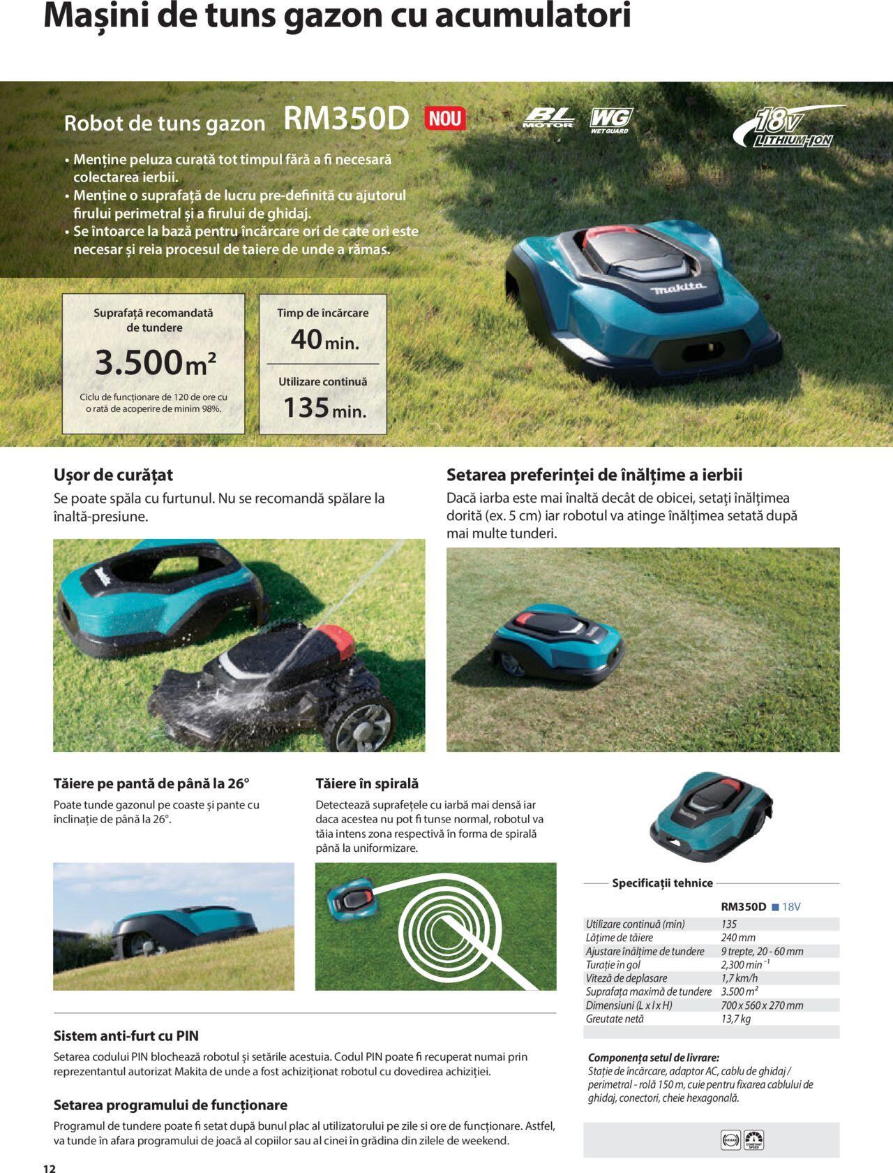 makita - Makita catalog - Mașini de Grădină de joi 01.02.2024 - page: 12