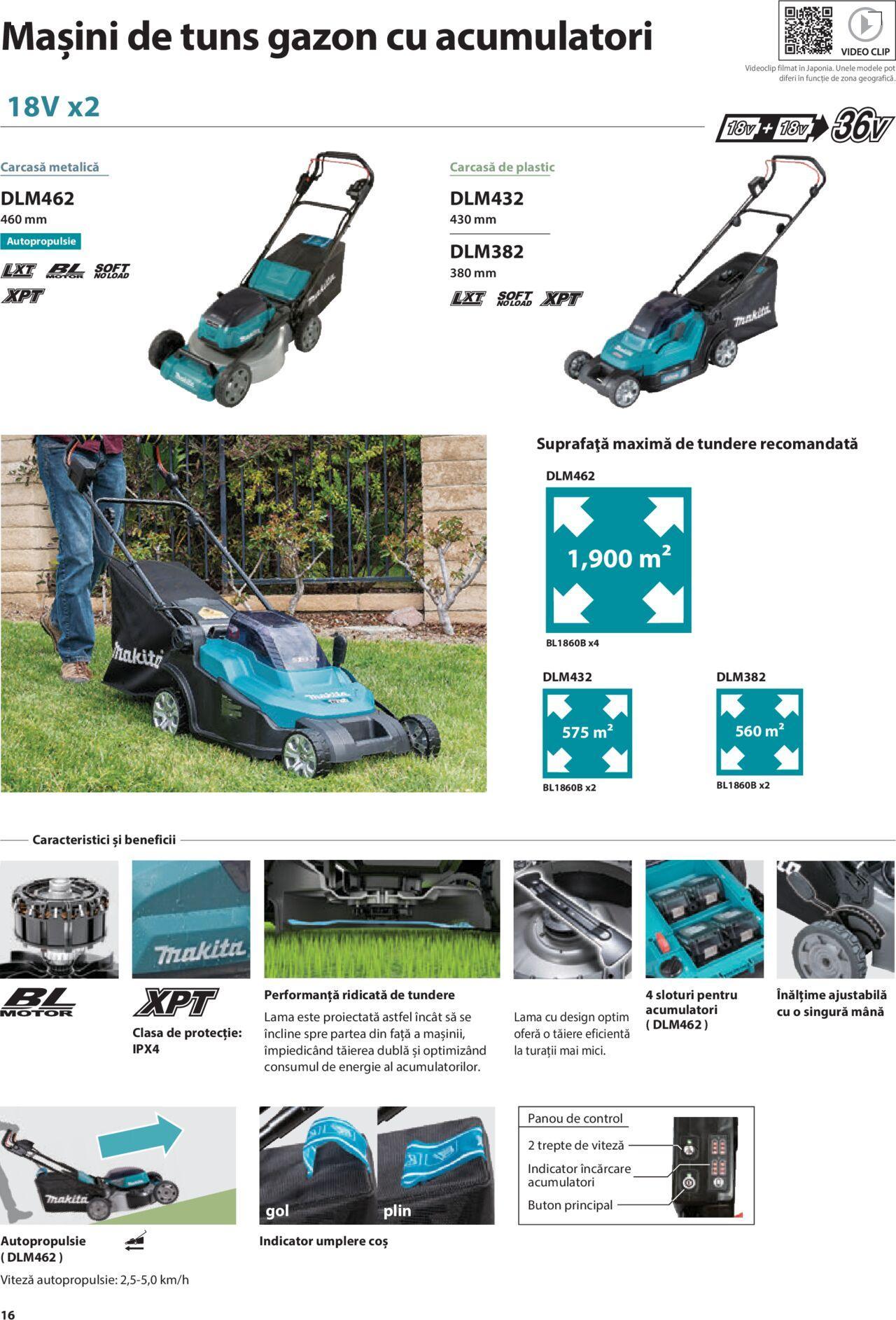 makita - Makita catalog - Mașini de Grădină de joi 01.02.2024 - page: 16