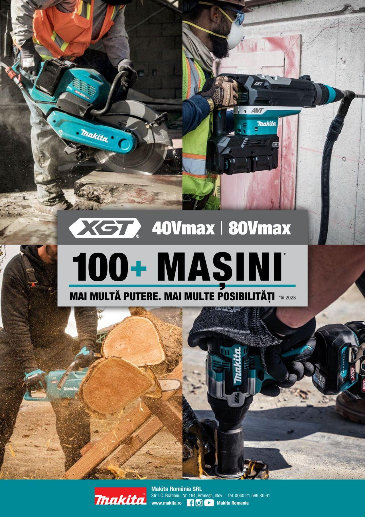 makita - Makita catalog - Mașini cu acumulatori XGT 40Vmax / 80Vmax de joi 01.02.2024 - page: 24