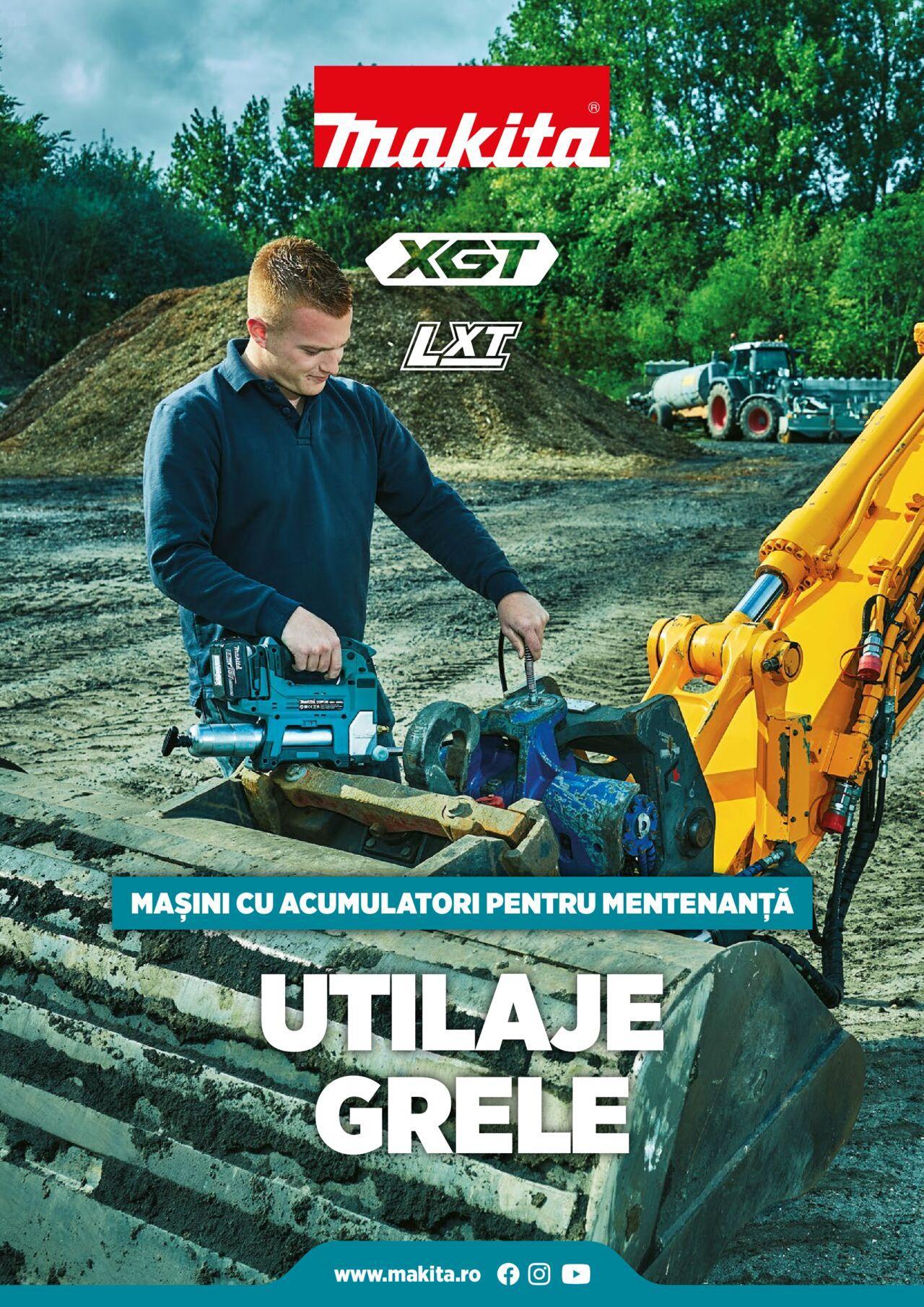 makita - Makita catalog - Broșură Mașini cu acumulatori pentru mentenanță utilaje grele de vineri 01.09.2023