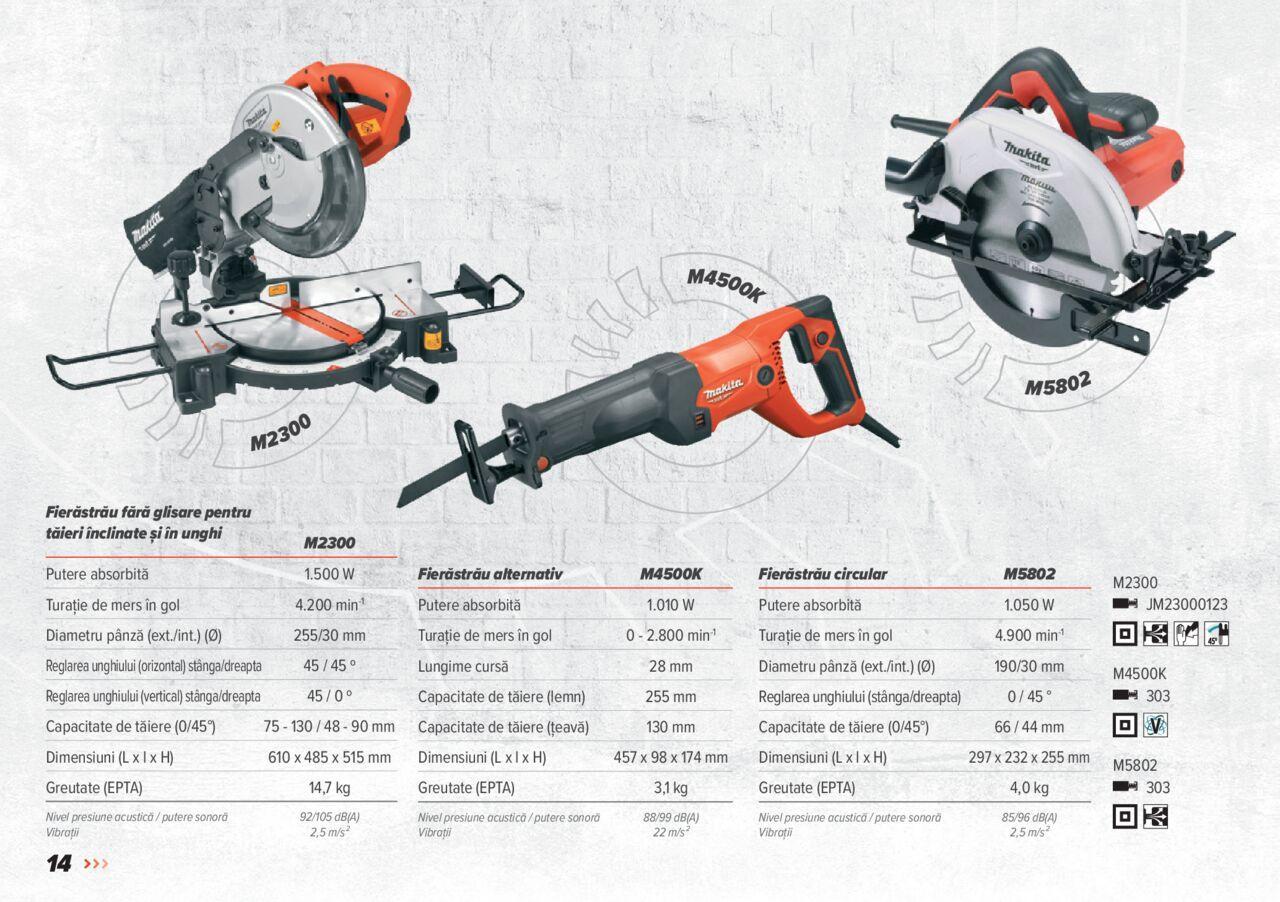 makita - Makita catalog - Makita MT de vineri 01.10.2021 - page: 14