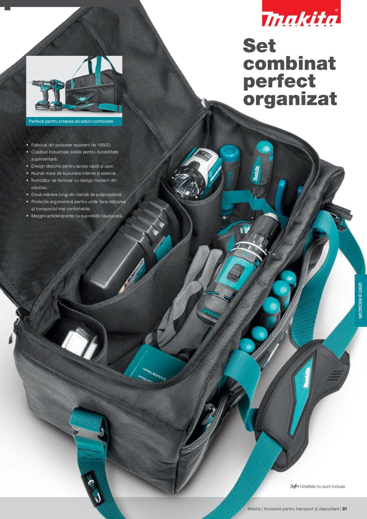 makita - Makita catalog - Accesorii pentru transport si depozitare de luni 06.09.2021 - page: 81