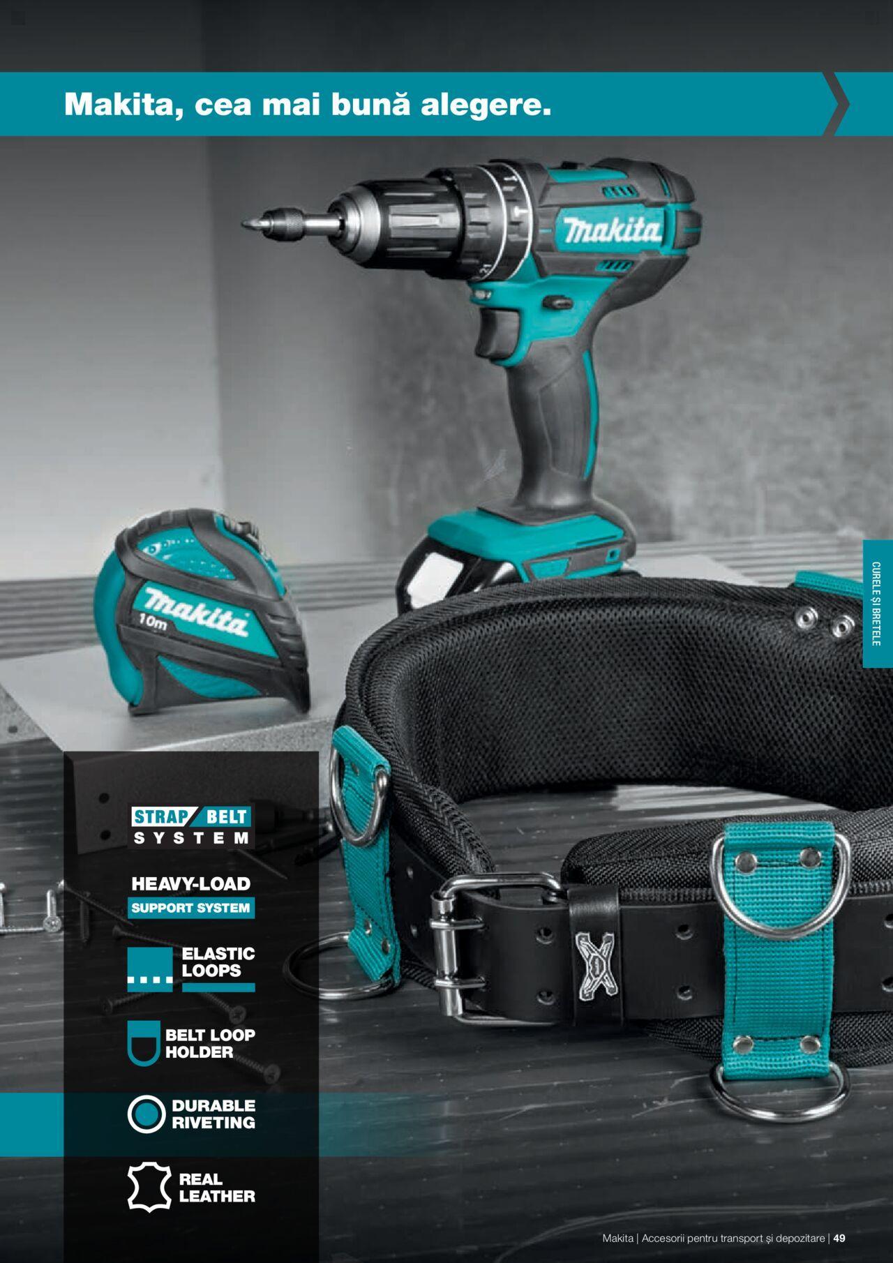 makita - Makita catalog - Accesorii pentru transport si depozitare de luni 06.09.2021 - page: 49