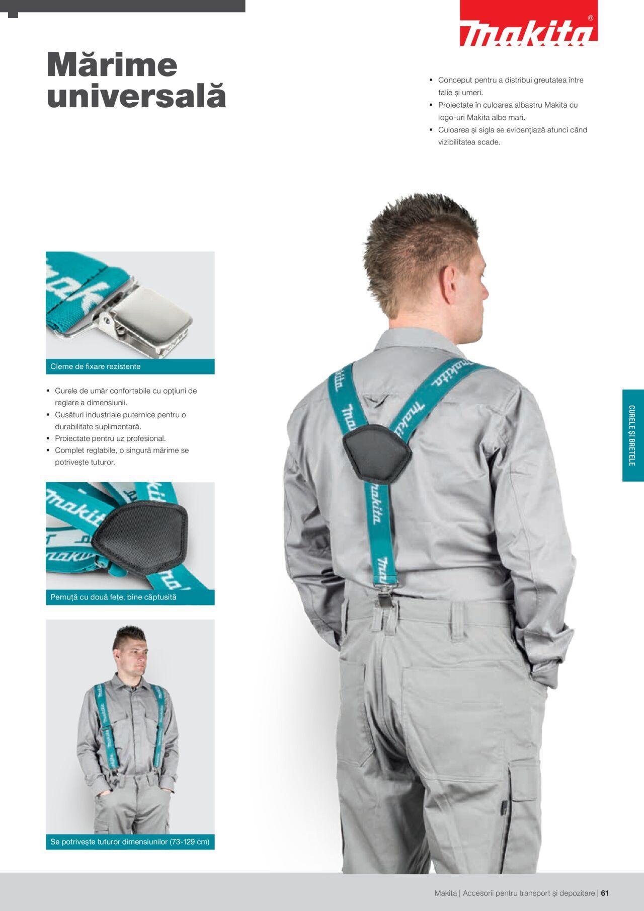 makita - Makita catalog - Accesorii pentru transport si depozitare de luni 06.09.2021 - page: 61