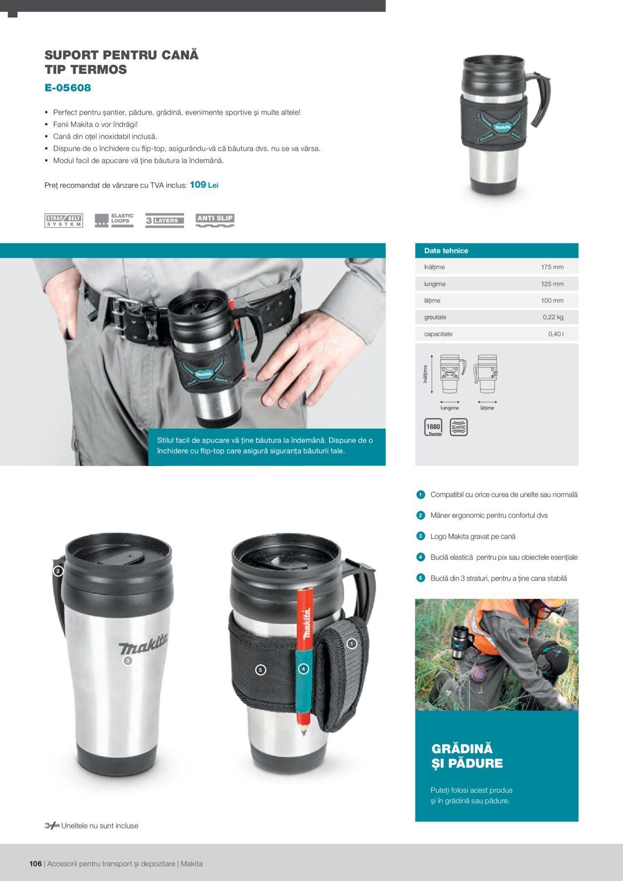 makita - Makita catalog - Accesorii pentru transport si depozitare de luni 06.09.2021 - page: 106