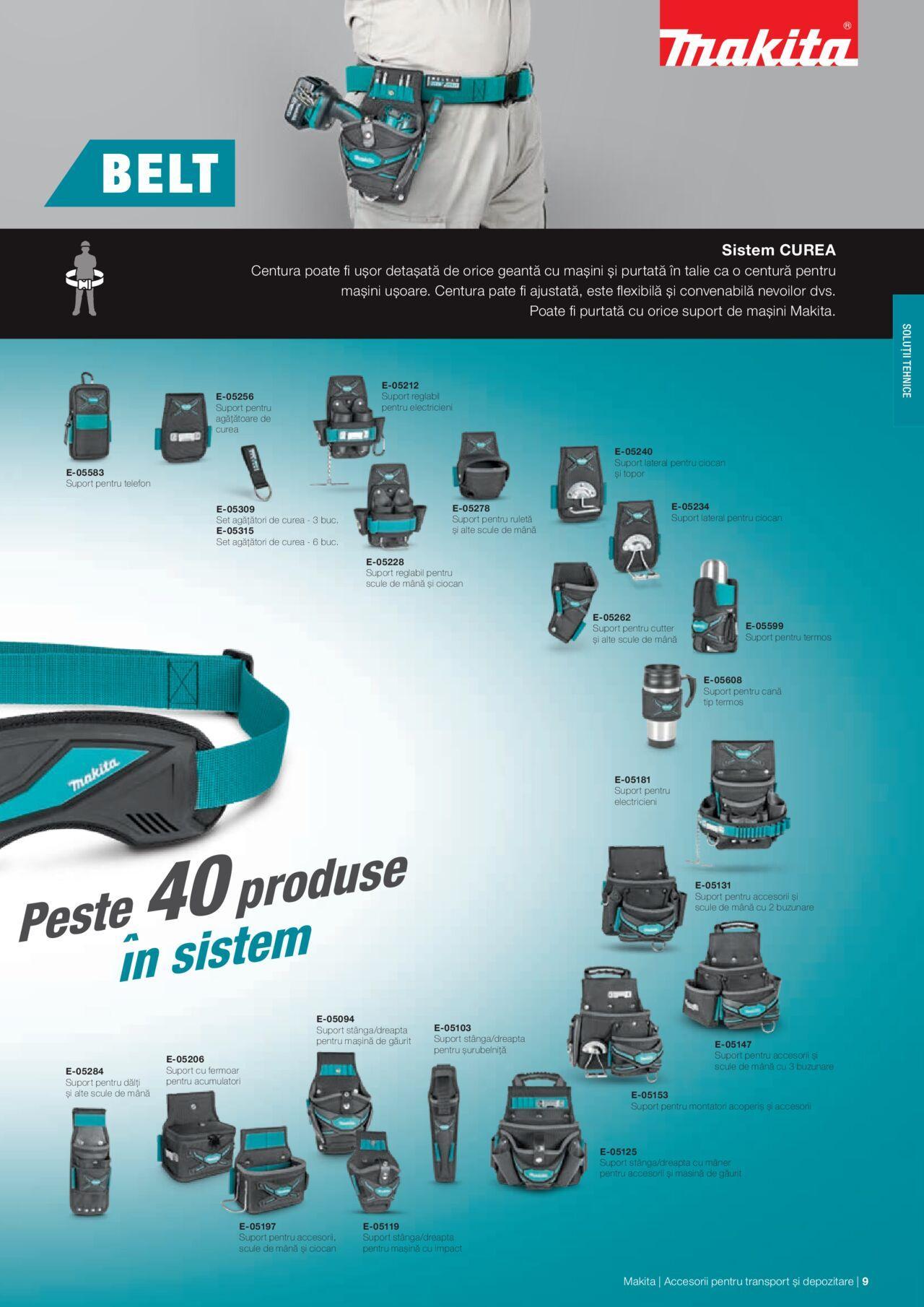 makita - Makita catalog - Accesorii pentru transport si depozitare de luni 06.09.2021 - page: 9