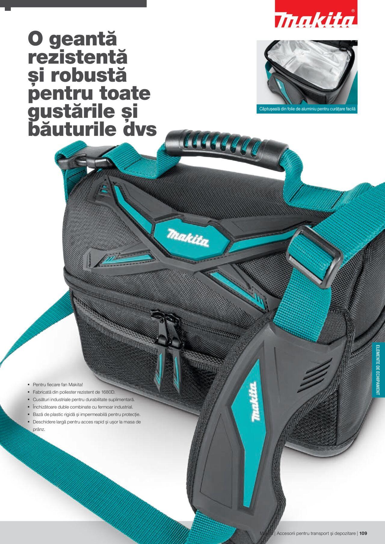 makita - Makita catalog - Accesorii pentru transport si depozitare de luni 06.09.2021 - page: 109