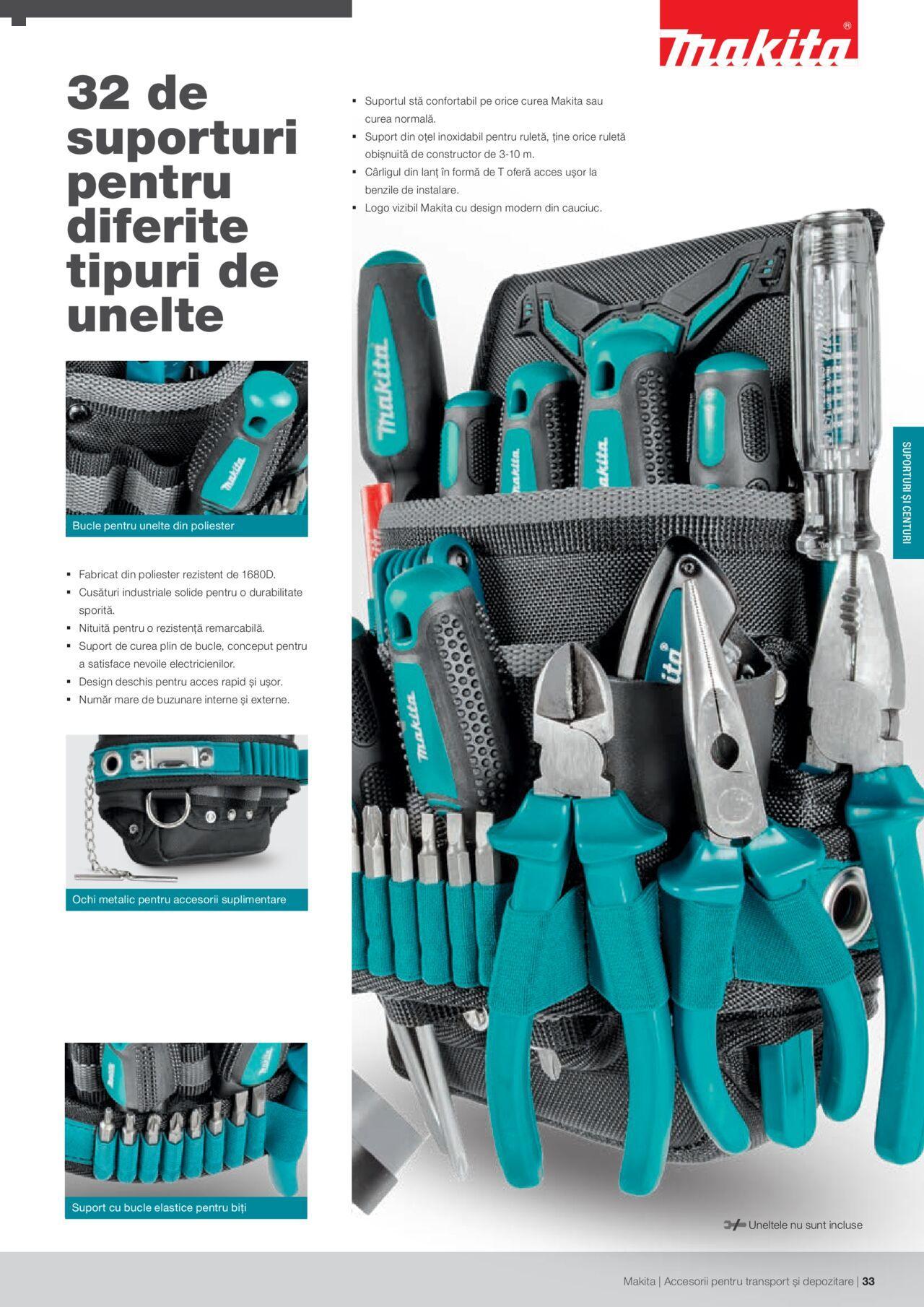 makita - Makita catalog - Accesorii pentru transport si depozitare de luni 06.09.2021 - page: 33