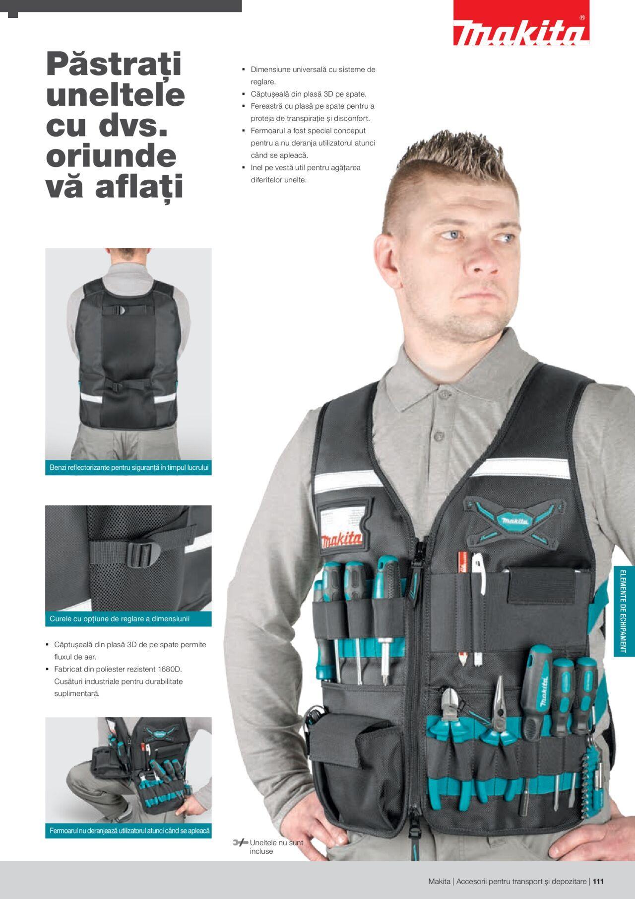 makita - Makita catalog - Accesorii pentru transport si depozitare de luni 06.09.2021 - page: 111