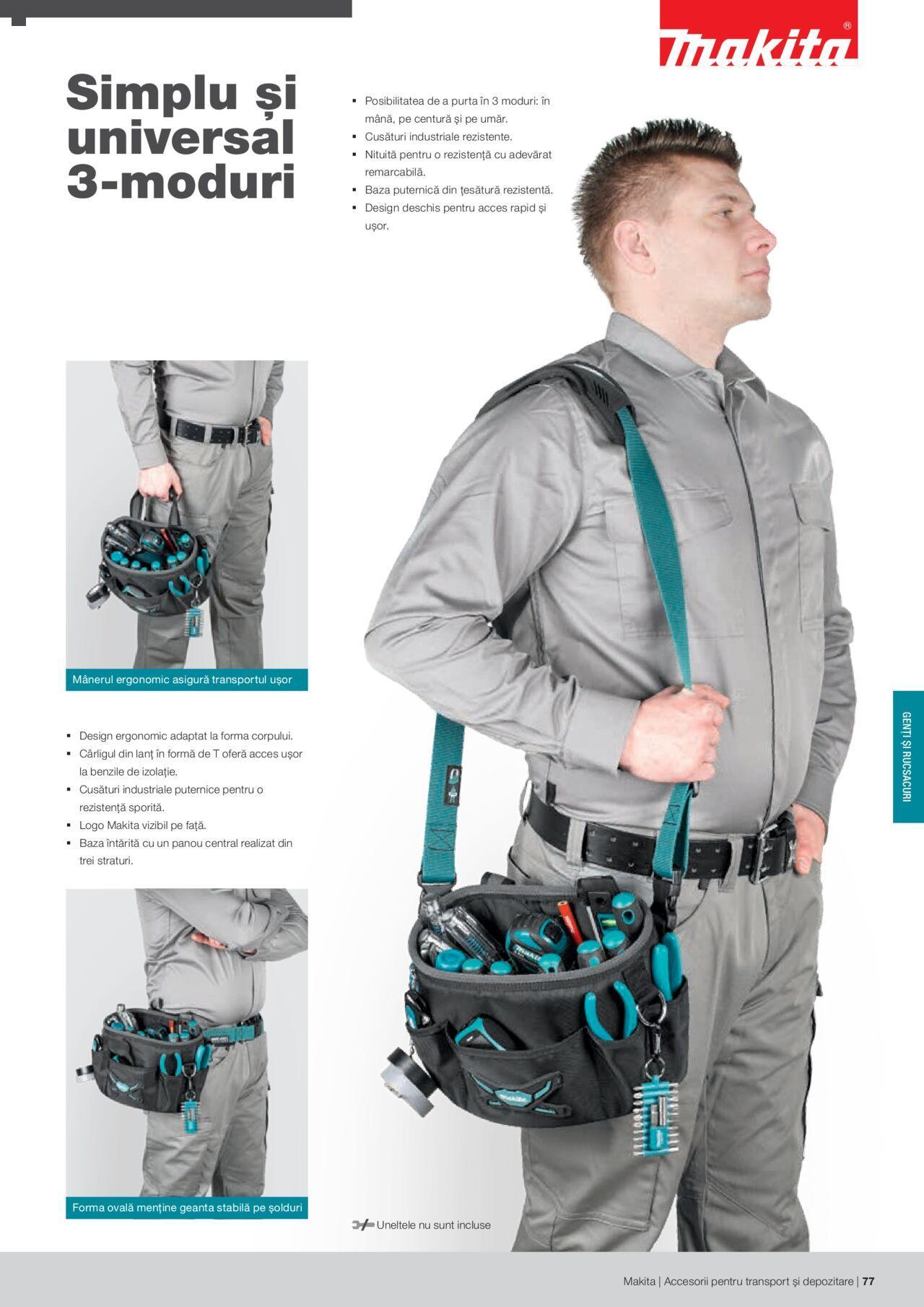 makita - Makita catalog - Accesorii pentru transport si depozitare de luni 06.09.2021 - page: 77