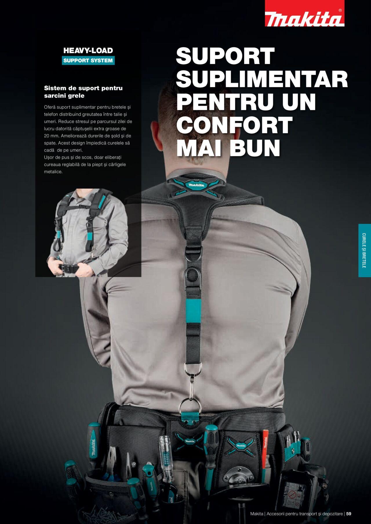 makita - Makita catalog - Accesorii pentru transport si depozitare de luni 06.09.2021 - page: 59