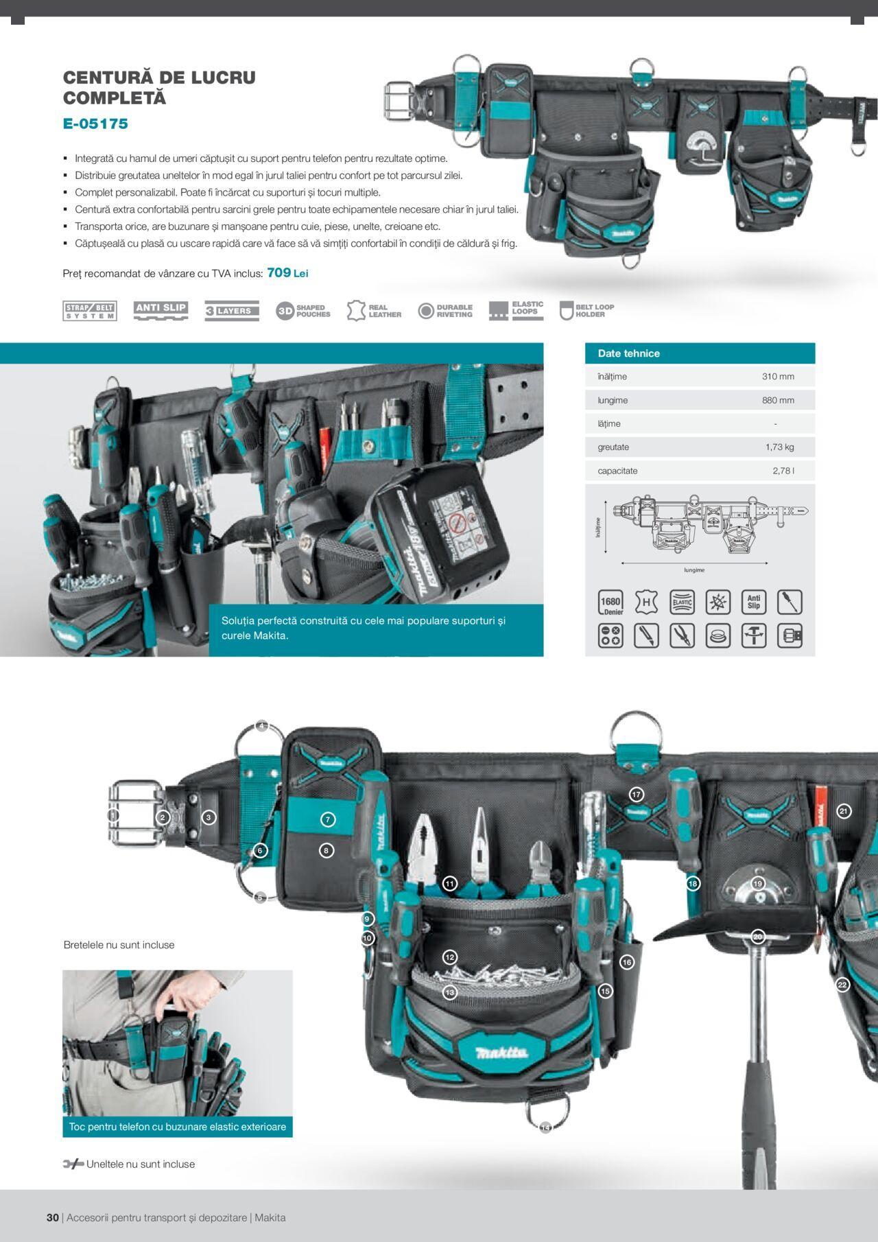 makita - Makita catalog - Accesorii pentru transport si depozitare de luni 06.09.2021 - page: 30