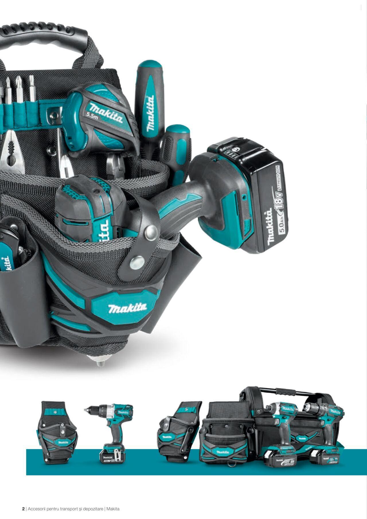 makita - Makita catalog - Accesorii pentru transport si depozitare de luni 06.09.2021 - page: 2