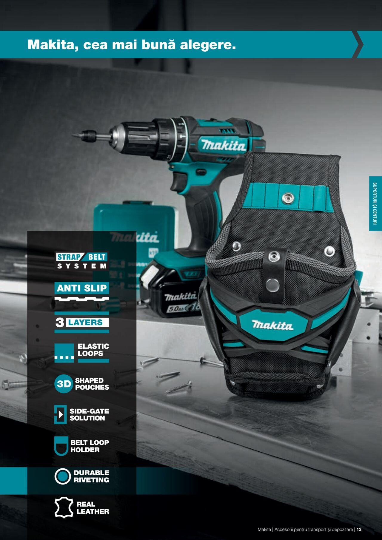 makita - Makita catalog - Accesorii pentru transport si depozitare de luni 06.09.2021 - page: 13