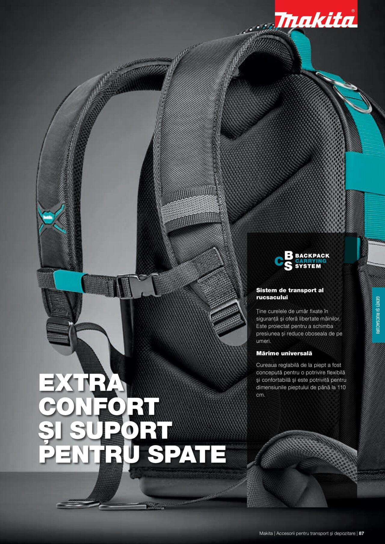 makita - Makita catalog - Accesorii pentru transport si depozitare de luni 06.09.2021 - page: 87