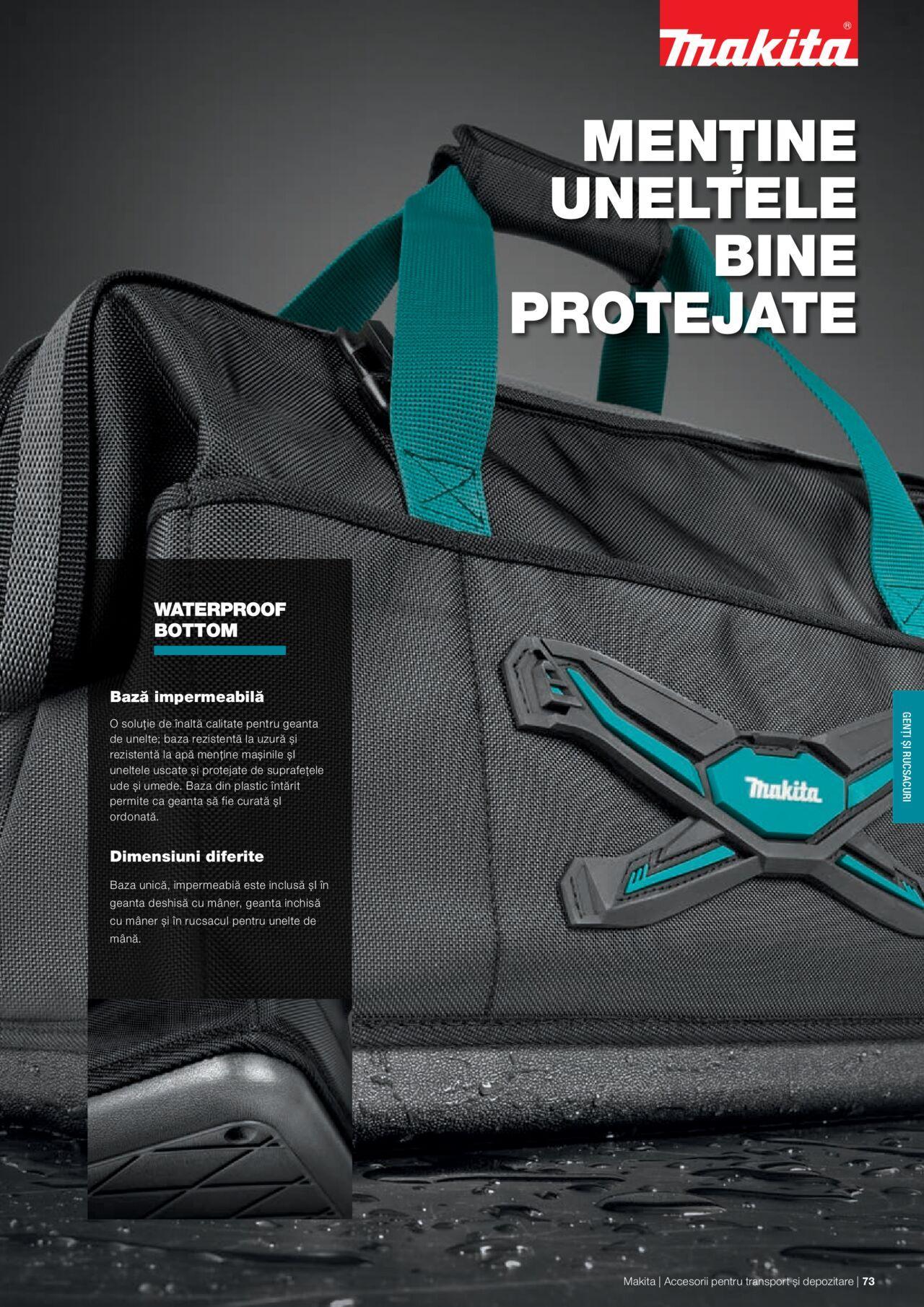 makita - Makita catalog - Accesorii pentru transport si depozitare de luni 06.09.2021 - page: 73