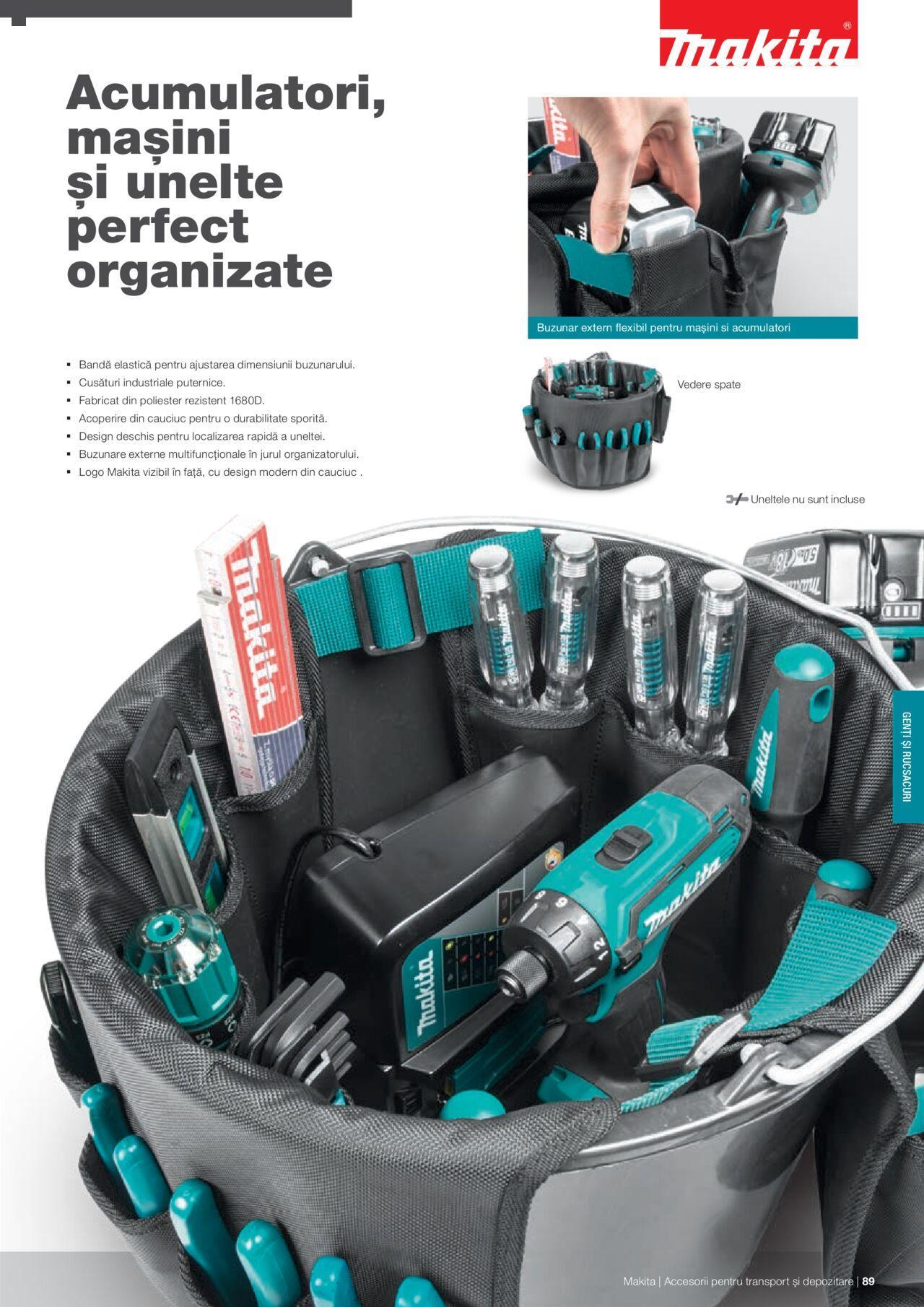 makita - Makita catalog - Accesorii pentru transport si depozitare de luni 06.09.2021 - page: 89