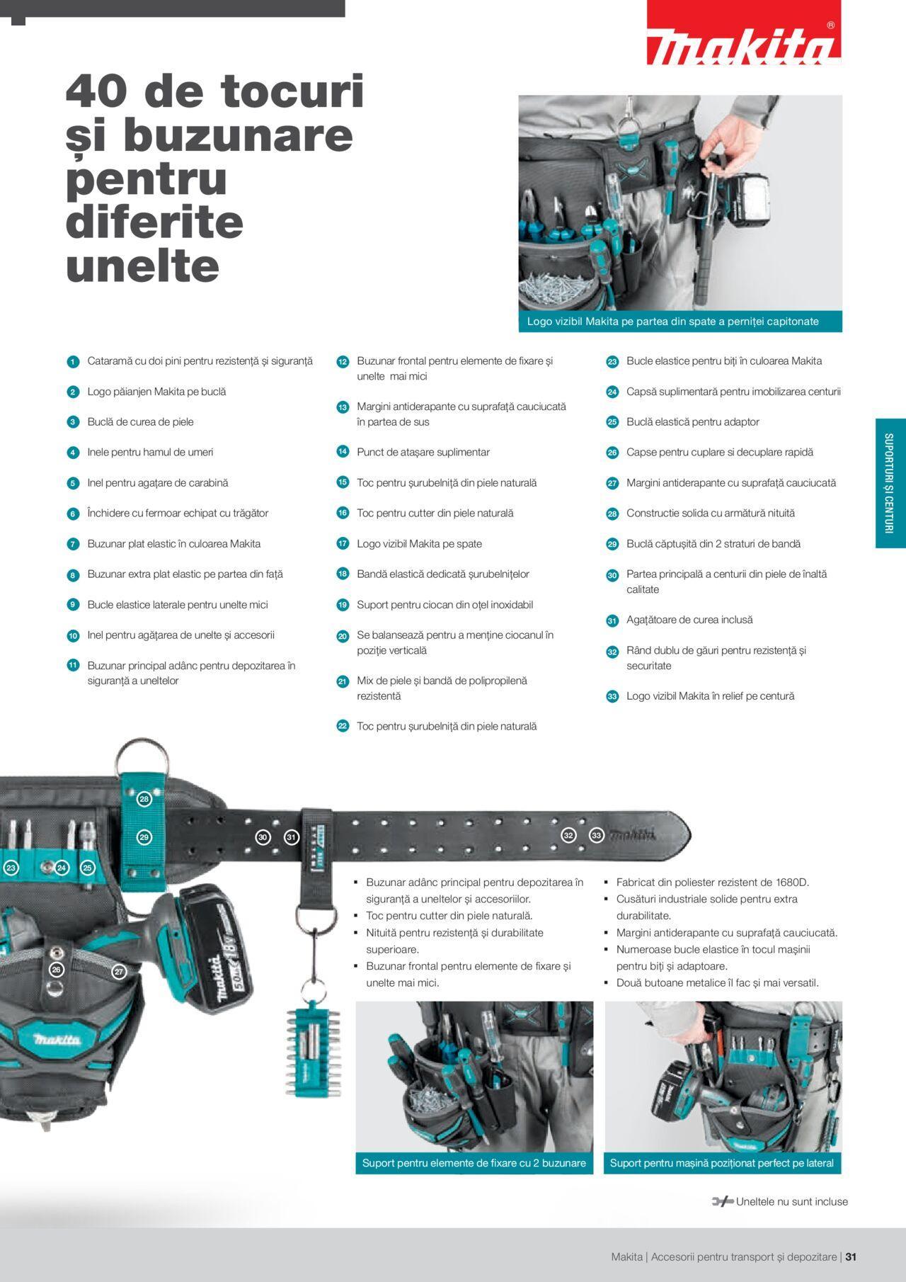 makita - Makita catalog - Accesorii pentru transport si depozitare de luni 06.09.2021 - page: 31