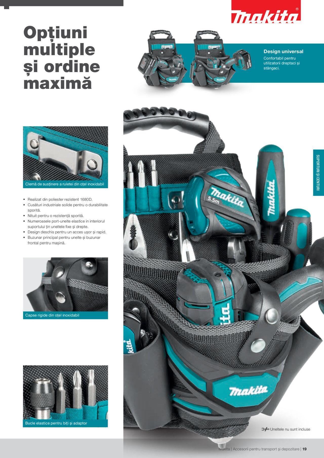 makita - Makita catalog - Accesorii pentru transport si depozitare de luni 06.09.2021 - page: 19