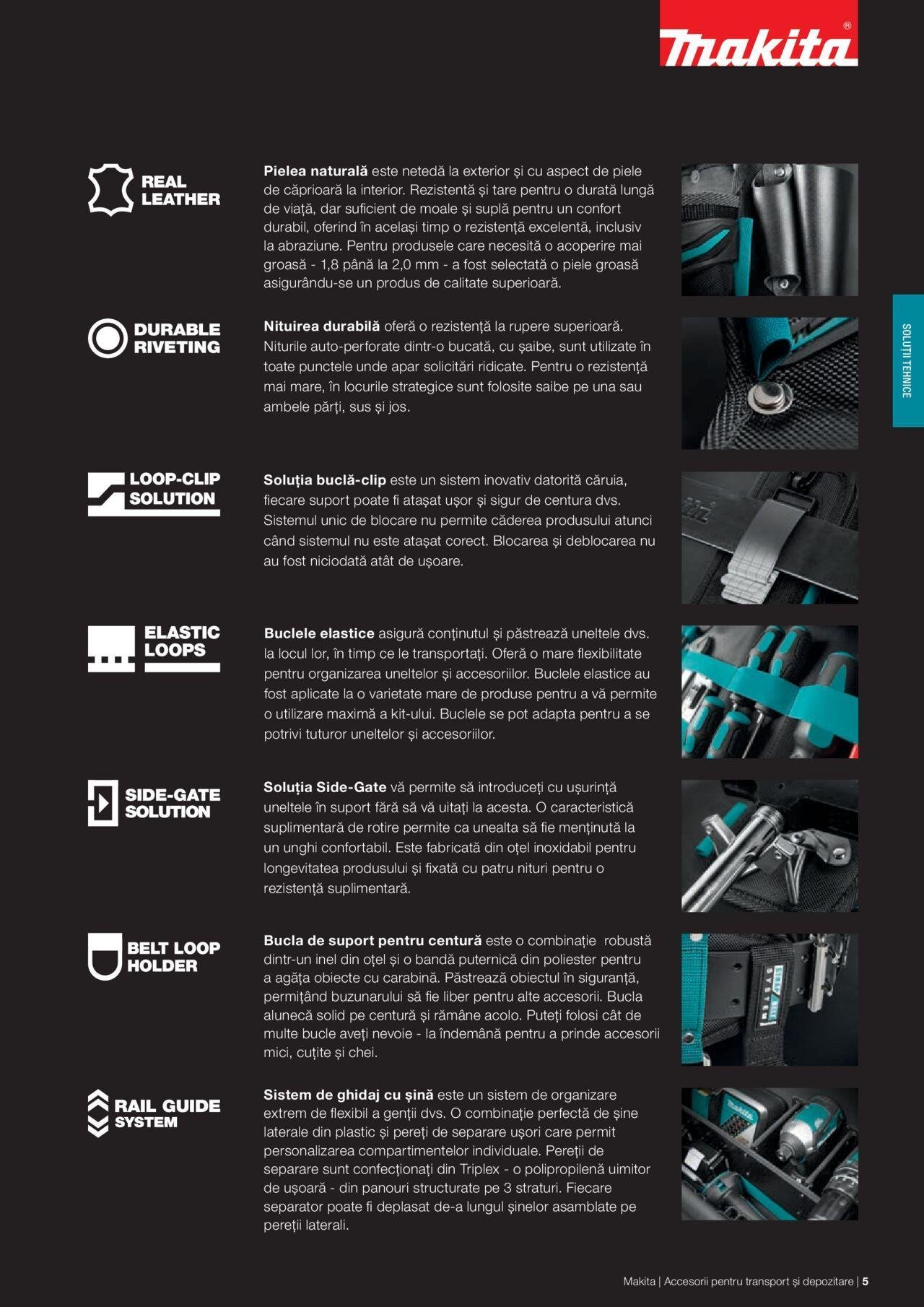 makita - Makita catalog - Accesorii pentru transport si depozitare de luni 06.09.2021 - page: 5