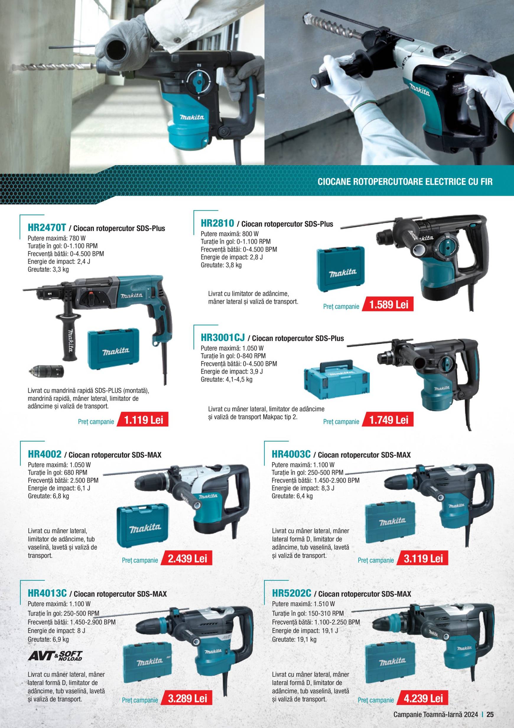 makita - Catalog nou Makita - Broșură Campanie Construcții 01.10. - 20.12. - page: 25