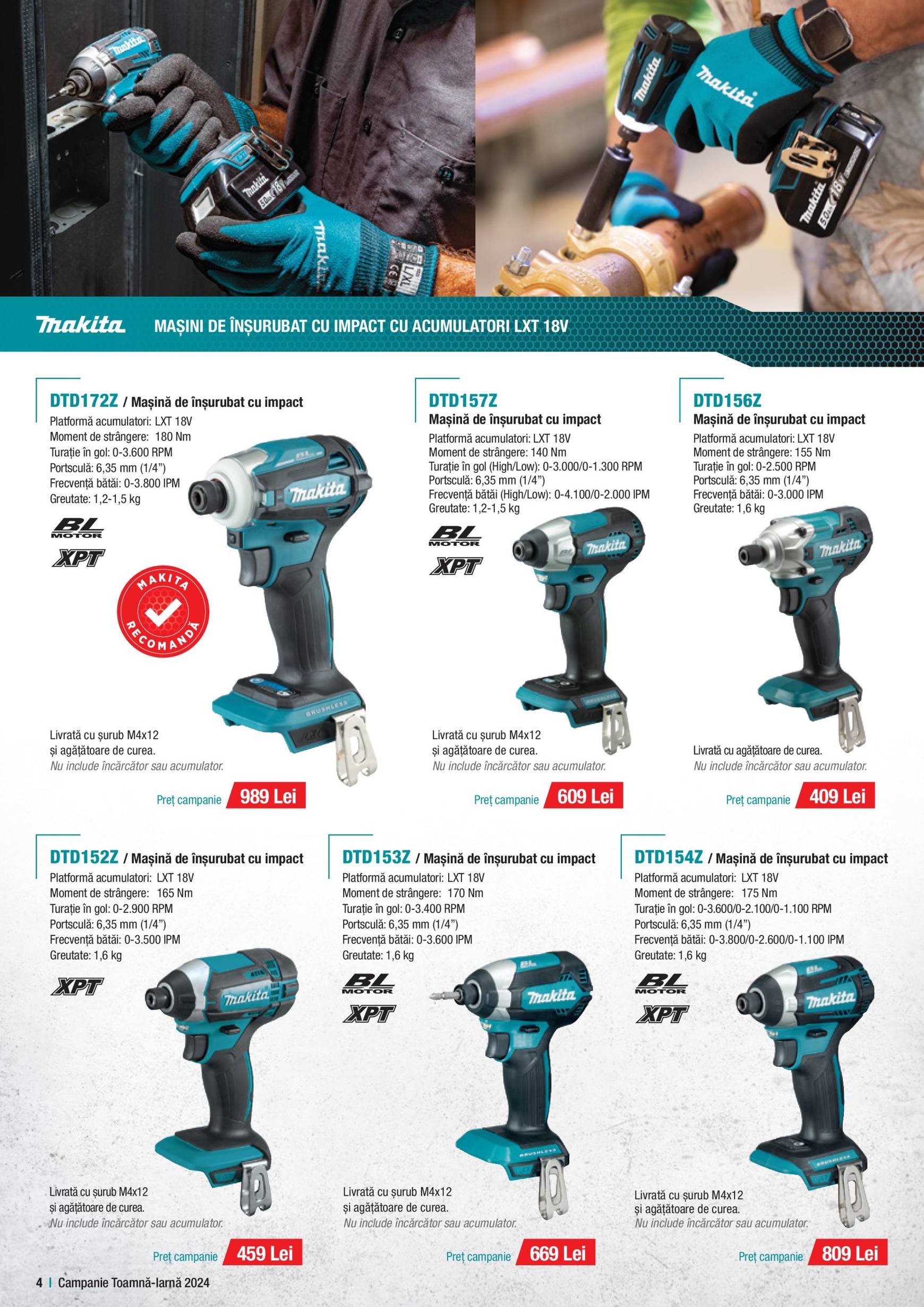 makita - Catalog nou Makita - Broșură Campanie Construcții 01.10. - 20.12. - page: 4