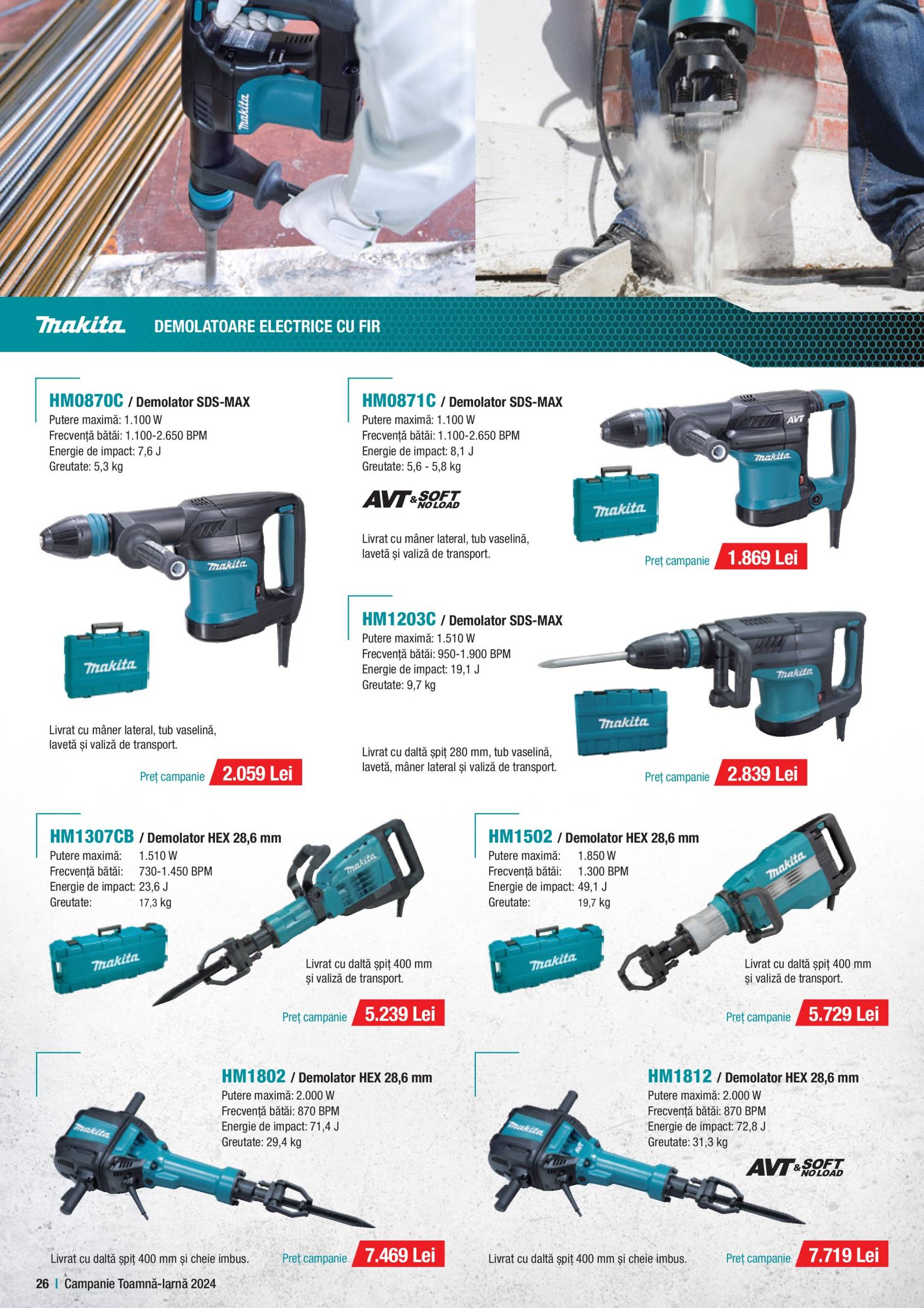 makita - Catalog nou Makita - Broșură Campanie Construcții 01.10. - 20.12. - page: 26