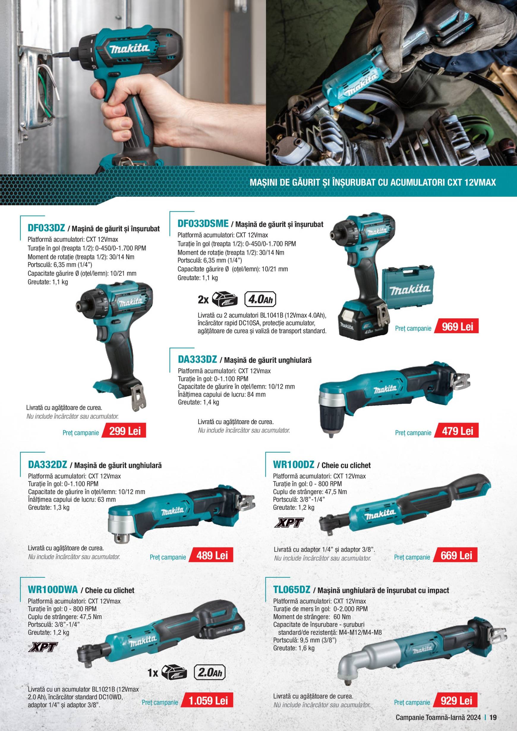 makita - Catalog nou Makita - Broșură Campanie Construcții 01.10. - 20.12. - page: 19