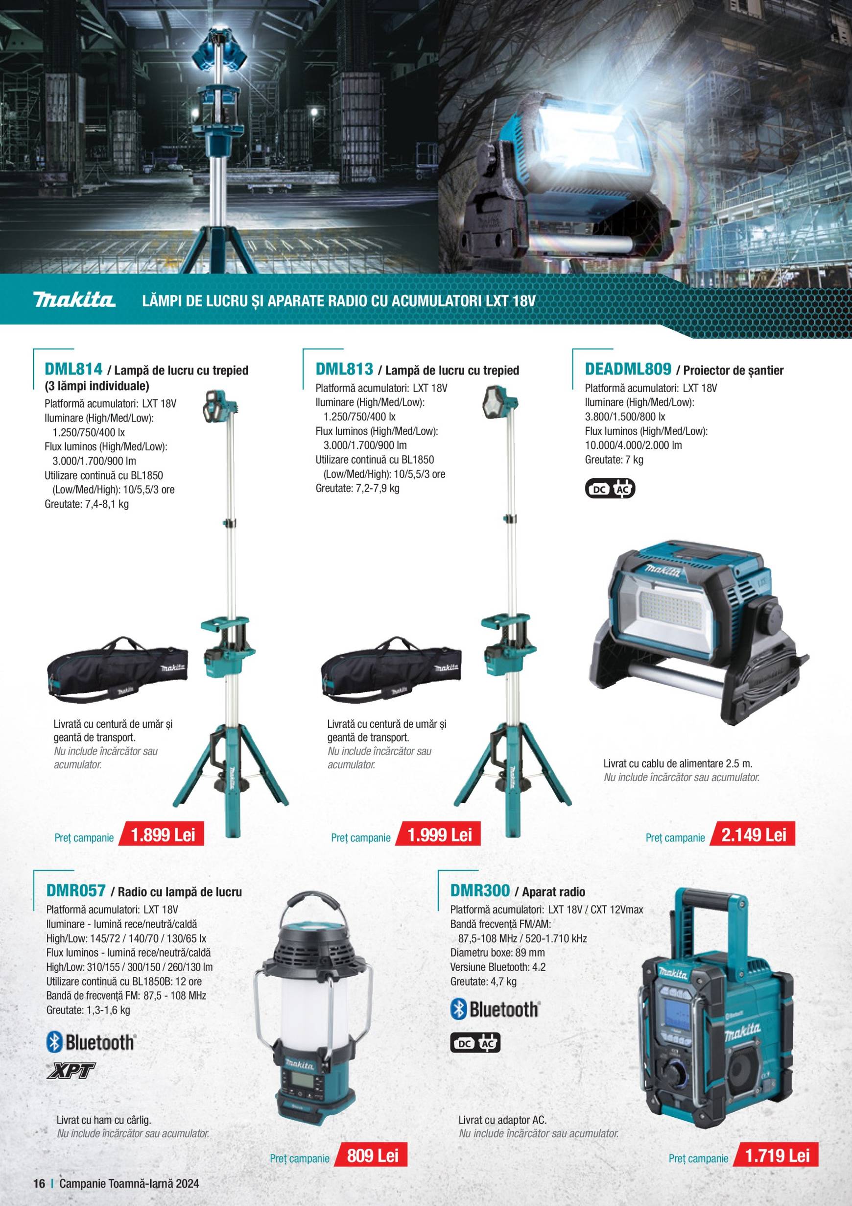 makita - Catalog nou Makita - Broșură Campanie Construcții 01.10. - 20.12. - page: 16