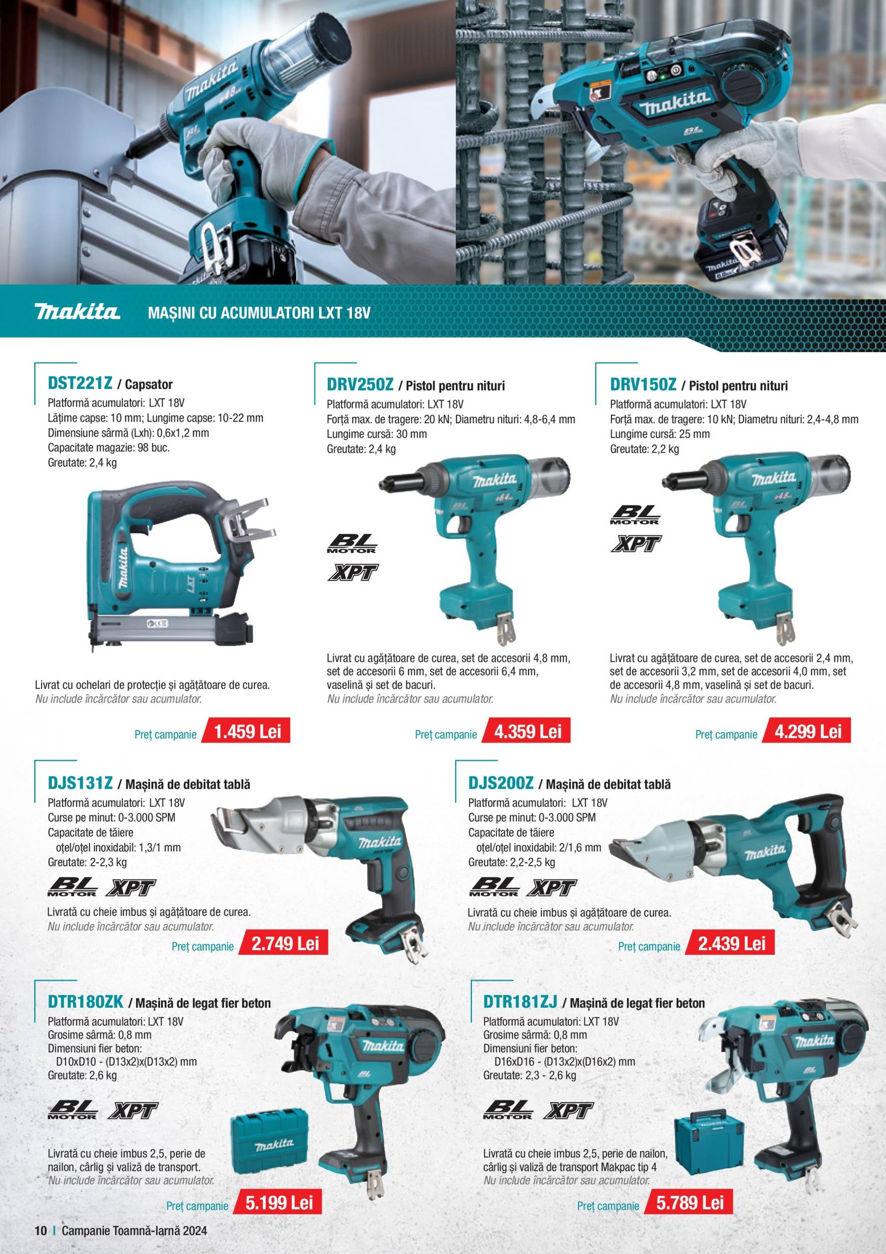 makita - Catalog nou Makita - Broșură Campanie Construcții 01.10. - 20.12. - page: 10