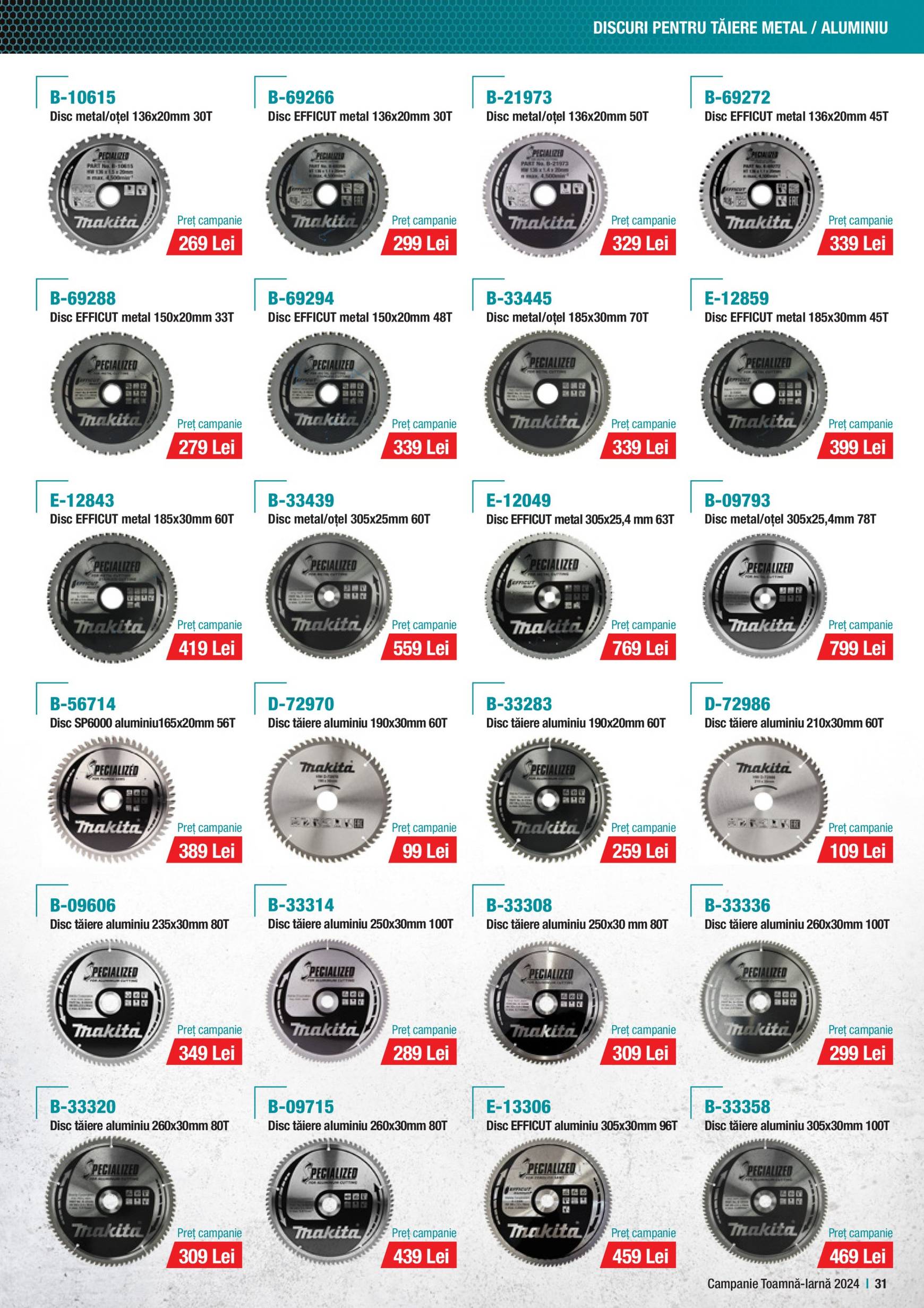 makita - Catalog nou Makita - Broșură Campanie Construcții 01.10. - 20.12. - page: 31