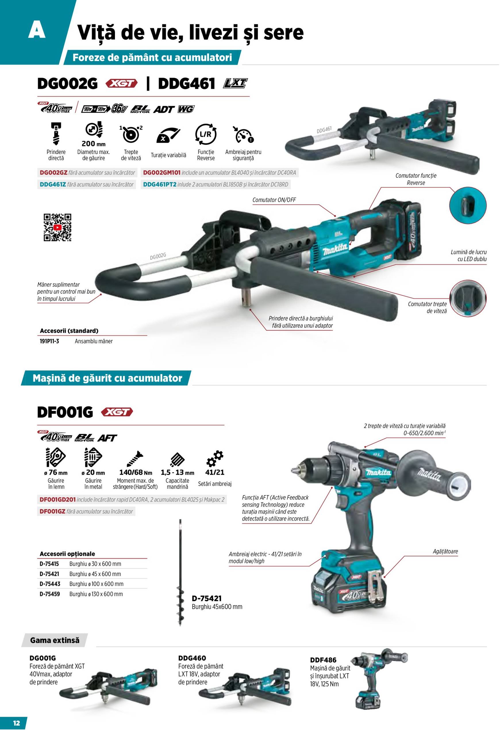 makita - Catalog Makita - Broșură Mașini pentru agricultură cu acumulatori XGT valabil din 16.10. - 31.12. - page: 12