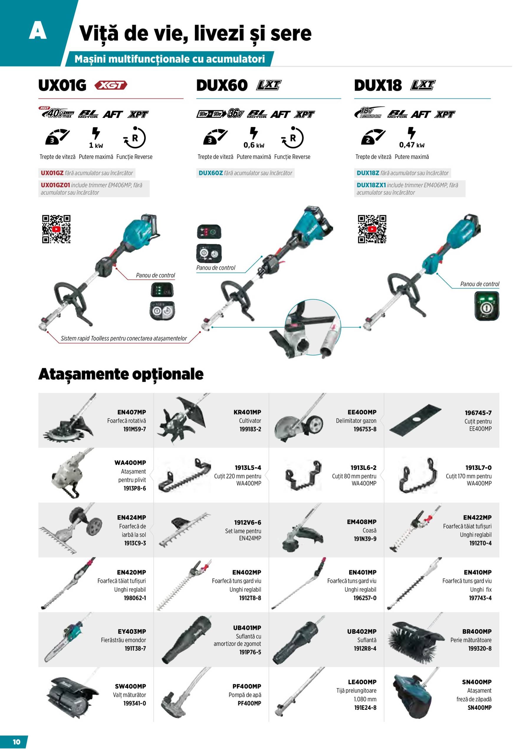 makita - Catalog Makita - Broșură Mașini pentru agricultură cu acumulatori XGT valabil din 16.10. - 31.12. - page: 10