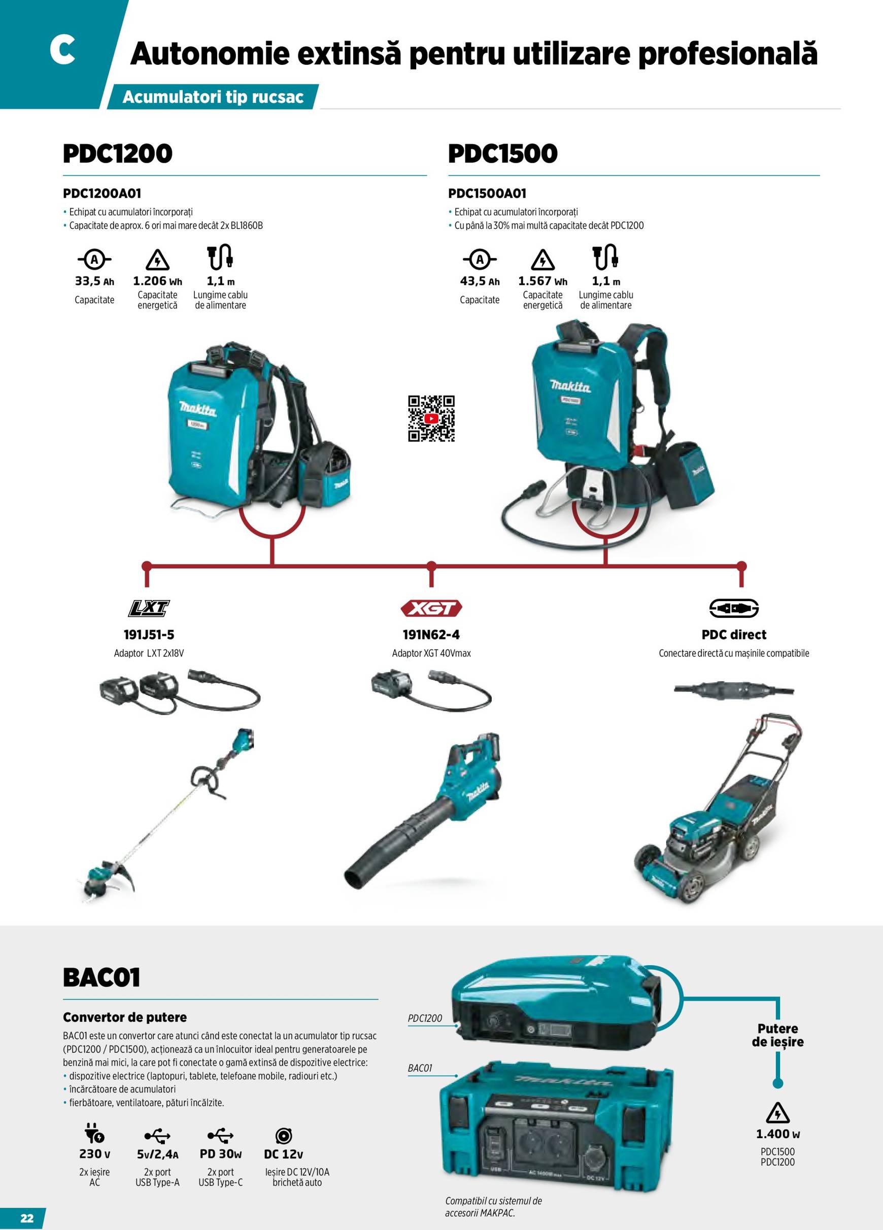 makita - Catalog Makita - Broșură Mașini pentru agricultură cu acumulatori XGT valabil din 16.10. - 31.12. - page: 22