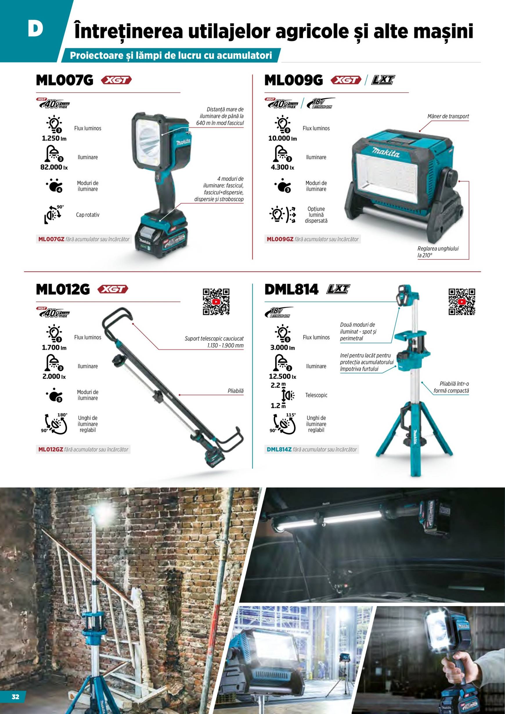 makita - Catalog Makita - Broșură Mașini pentru agricultură cu acumulatori XGT valabil din 16.10. - 31.12. - page: 32