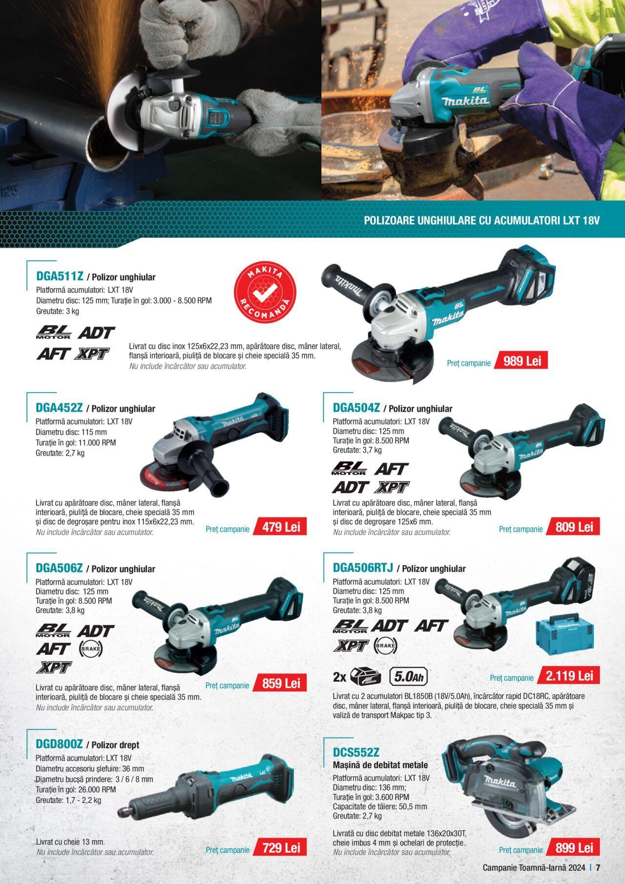 makita - Catalog Makita 01.10.2024 - 20.12.2024 - page: 7