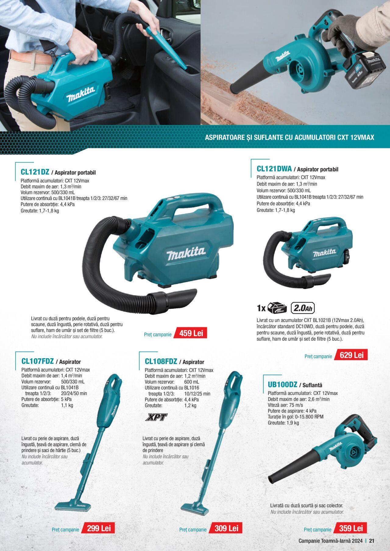 makita - Catalog Makita 01.10.2024 - 20.12.2024 - page: 21