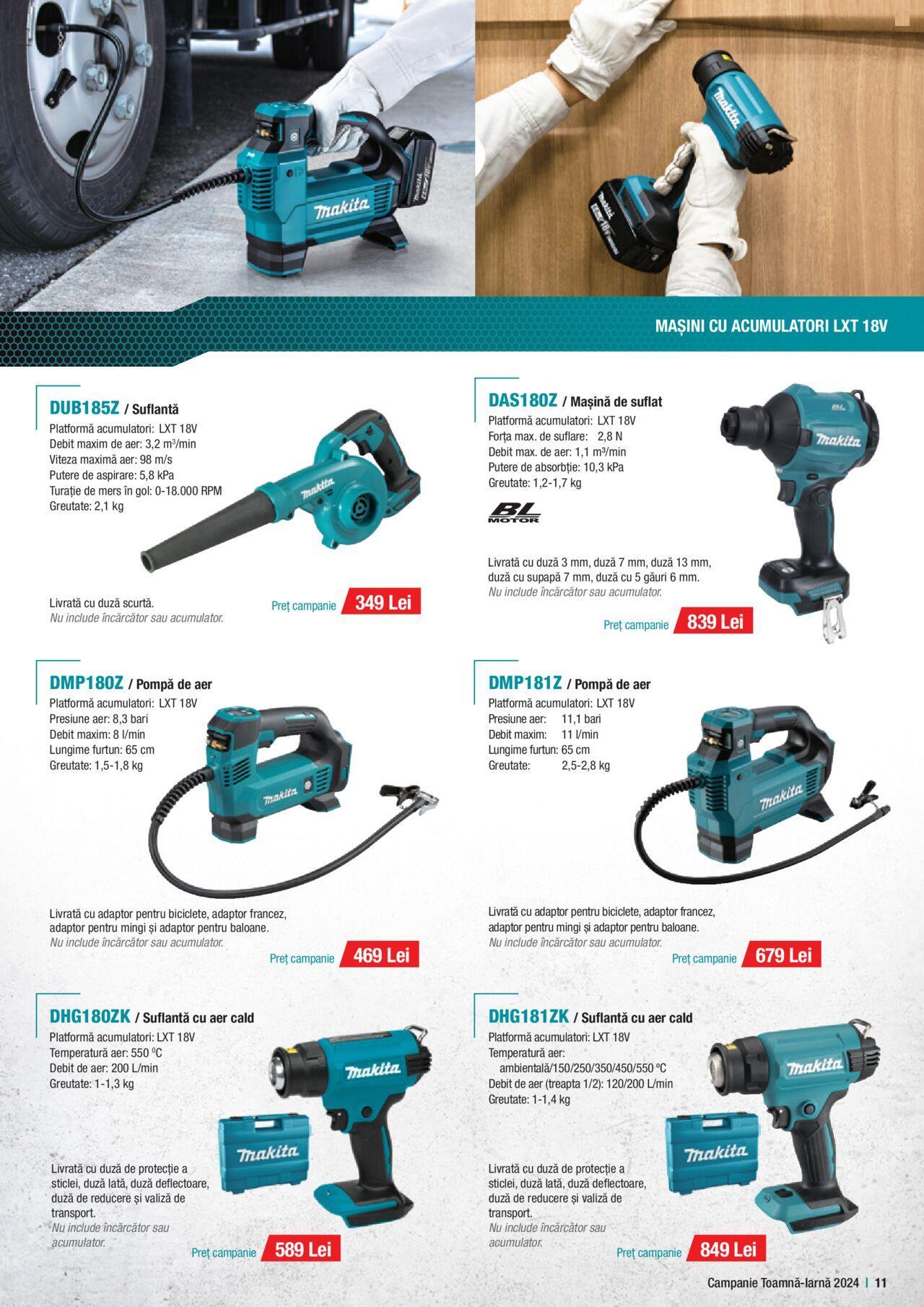 makita - Catalog Makita 01.10.2024 - 20.12.2024 - page: 11