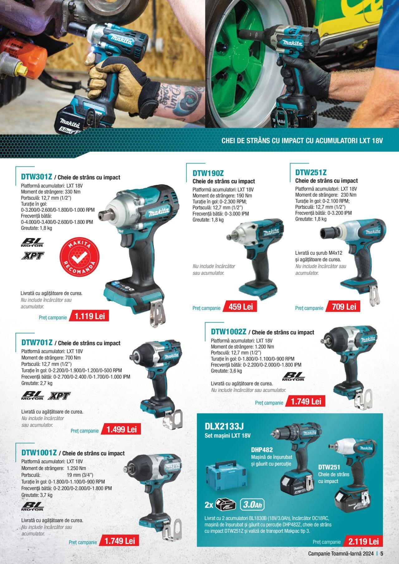 makita - Catalog Makita 01.10.2024 - 20.12.2024 - page: 5