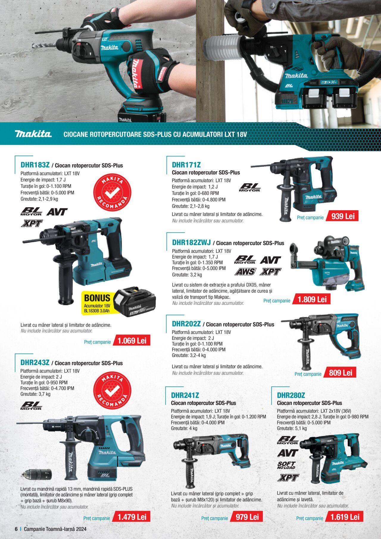 makita - Catalog Makita 01.10.2024 - 20.12.2024 - page: 6