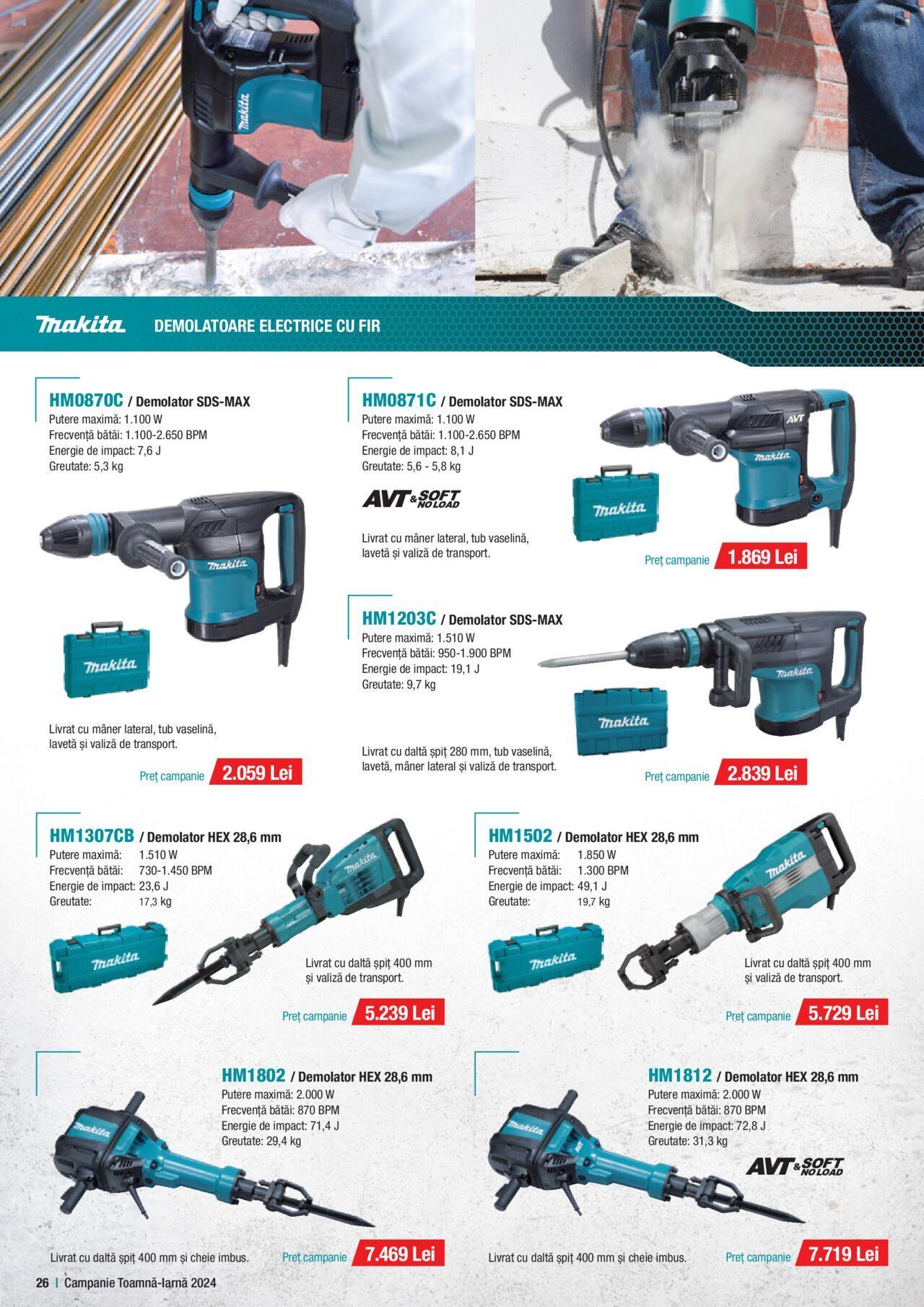 makita - Catalog Makita 01.10.2024 - 20.12.2024 - page: 26