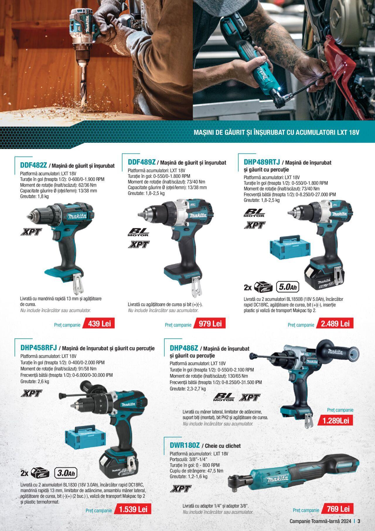 makita - Catalog Makita 01.10.2024 - 20.12.2024 - page: 3