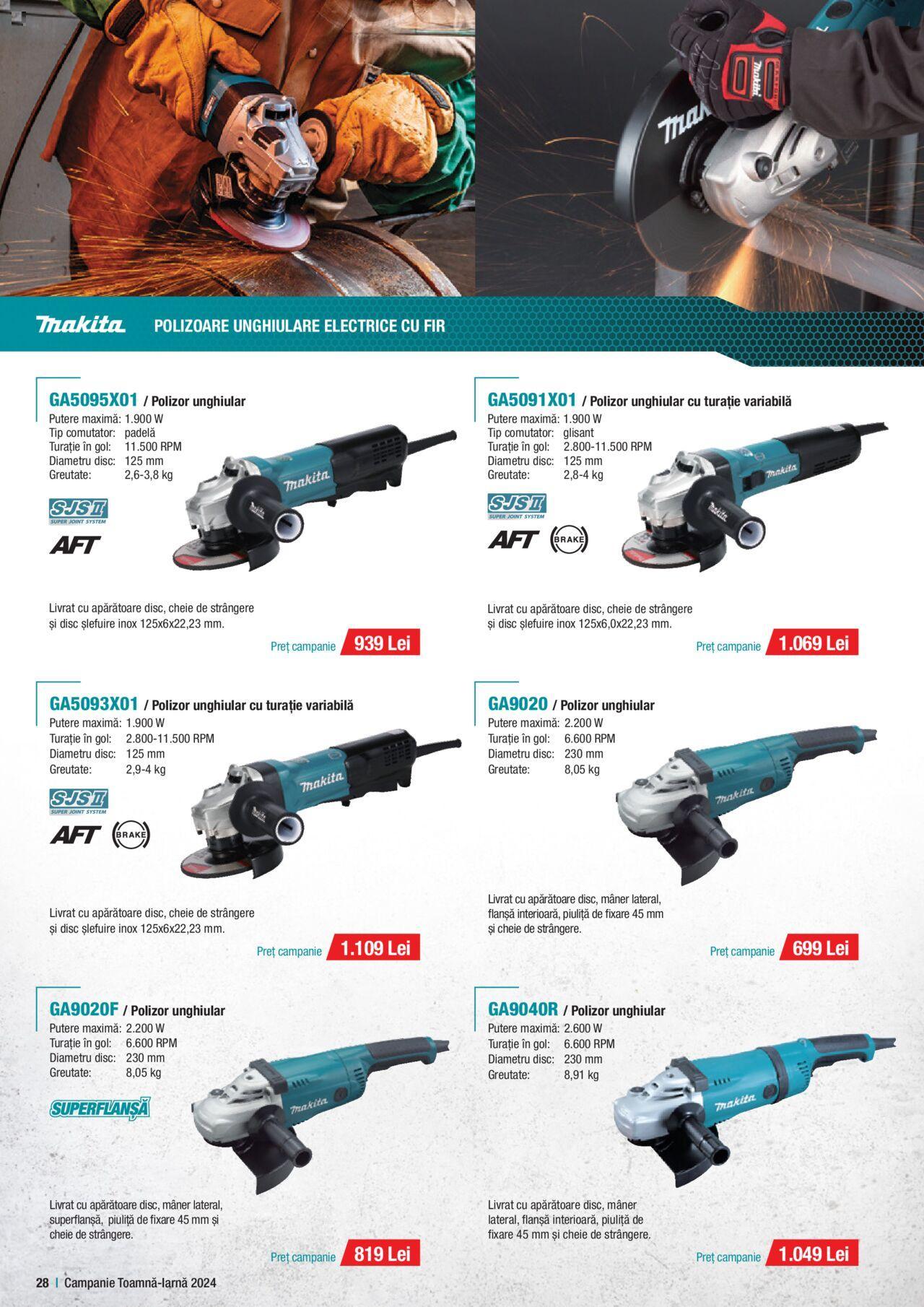 makita - Catalog Makita 01.10.2024 - 20.12.2024 - page: 28