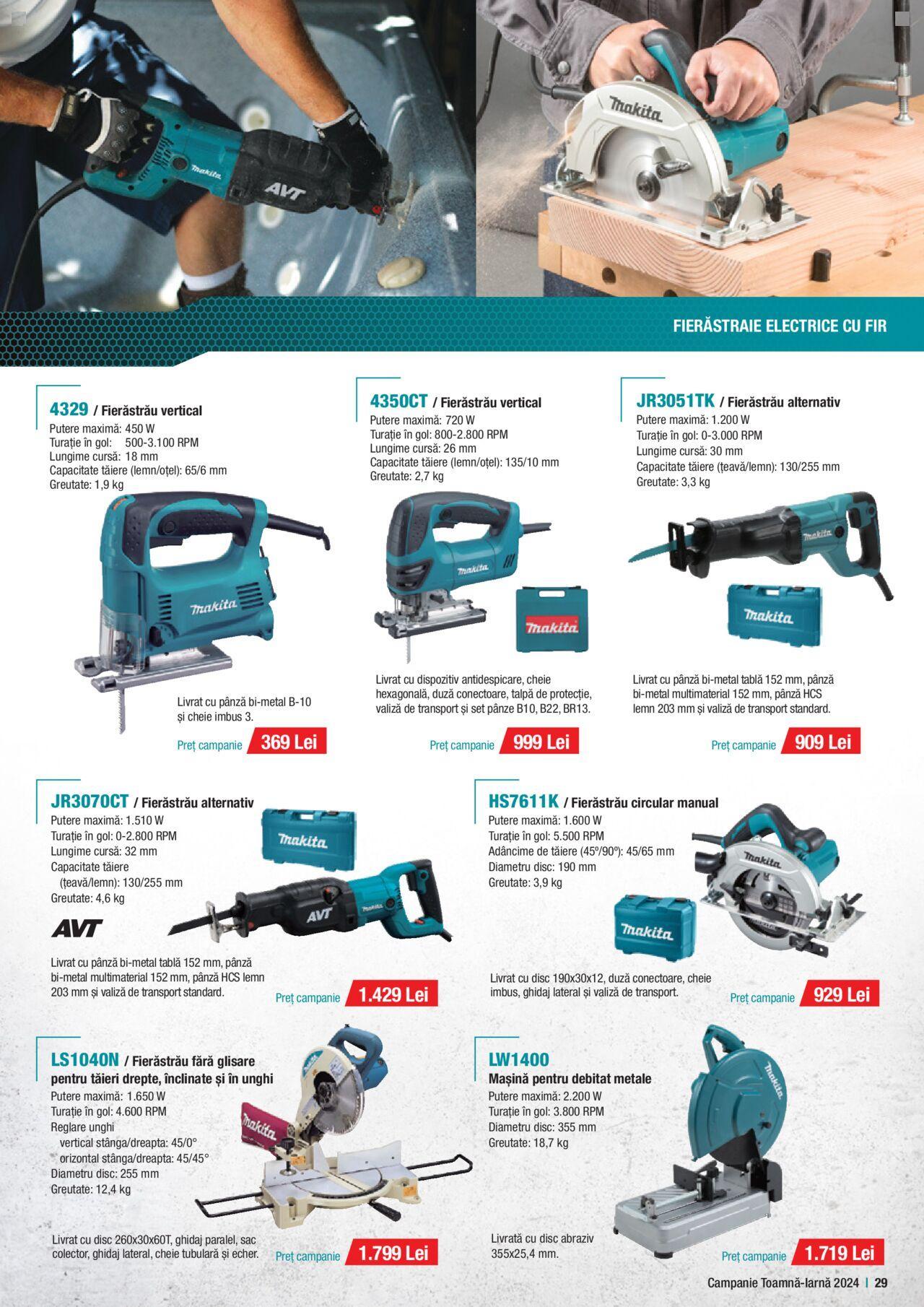 makita - Catalog Makita 01.10.2024 - 20.12.2024 - page: 29