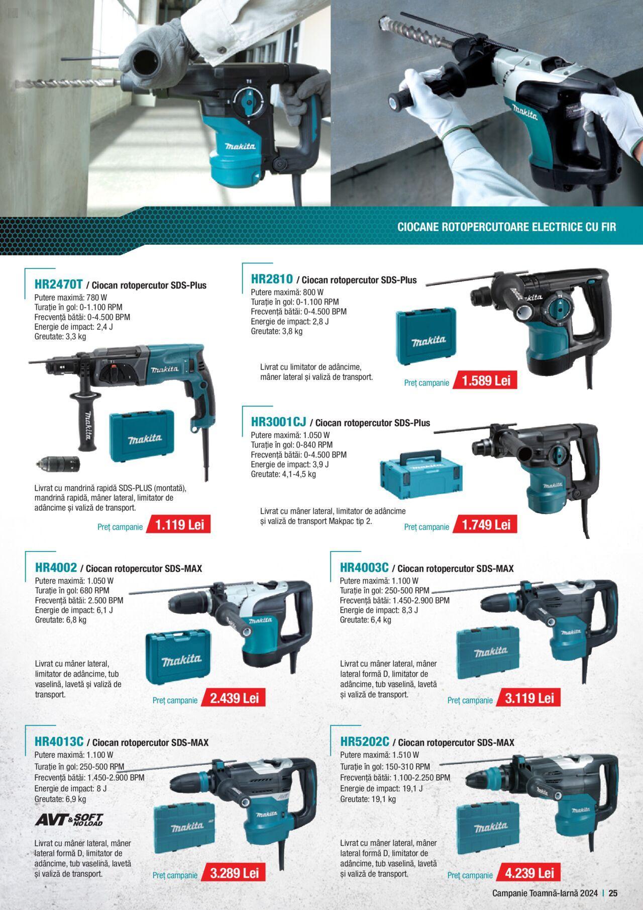 makita - Catalog Makita 01.10.2024 - 20.12.2024 - page: 25