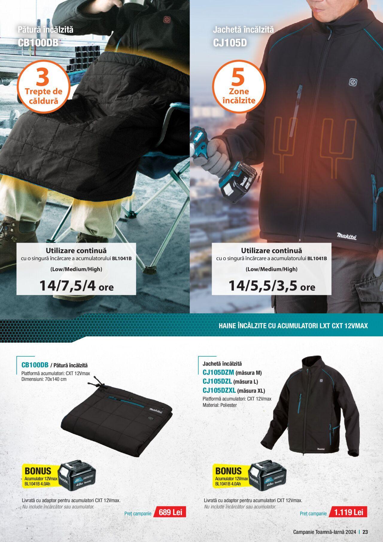 makita - Catalog Makita 01.10.2024 - 20.12.2024 - page: 23