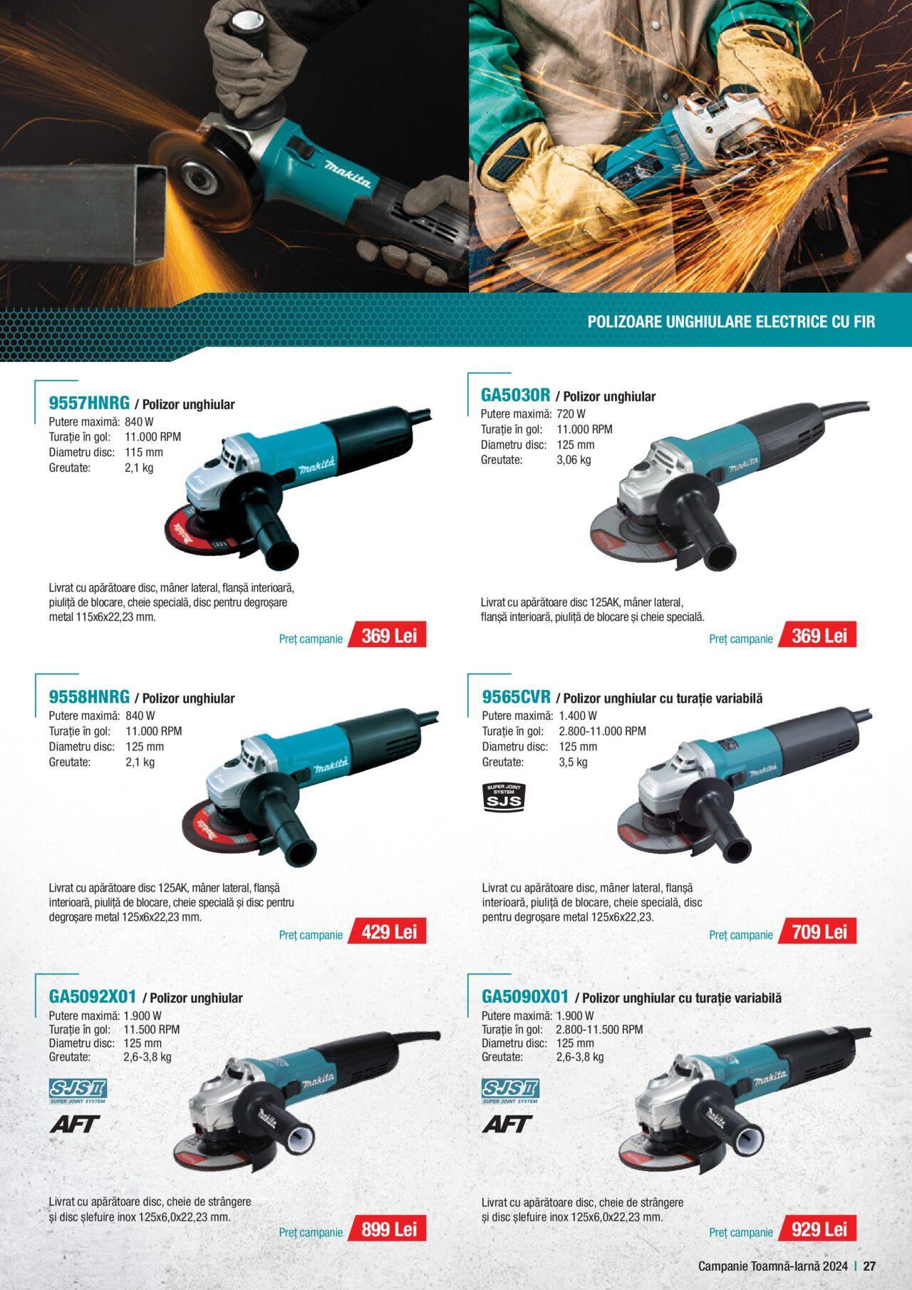 makita - Catalog Makita 01.10.2024 - 20.12.2024 - page: 27