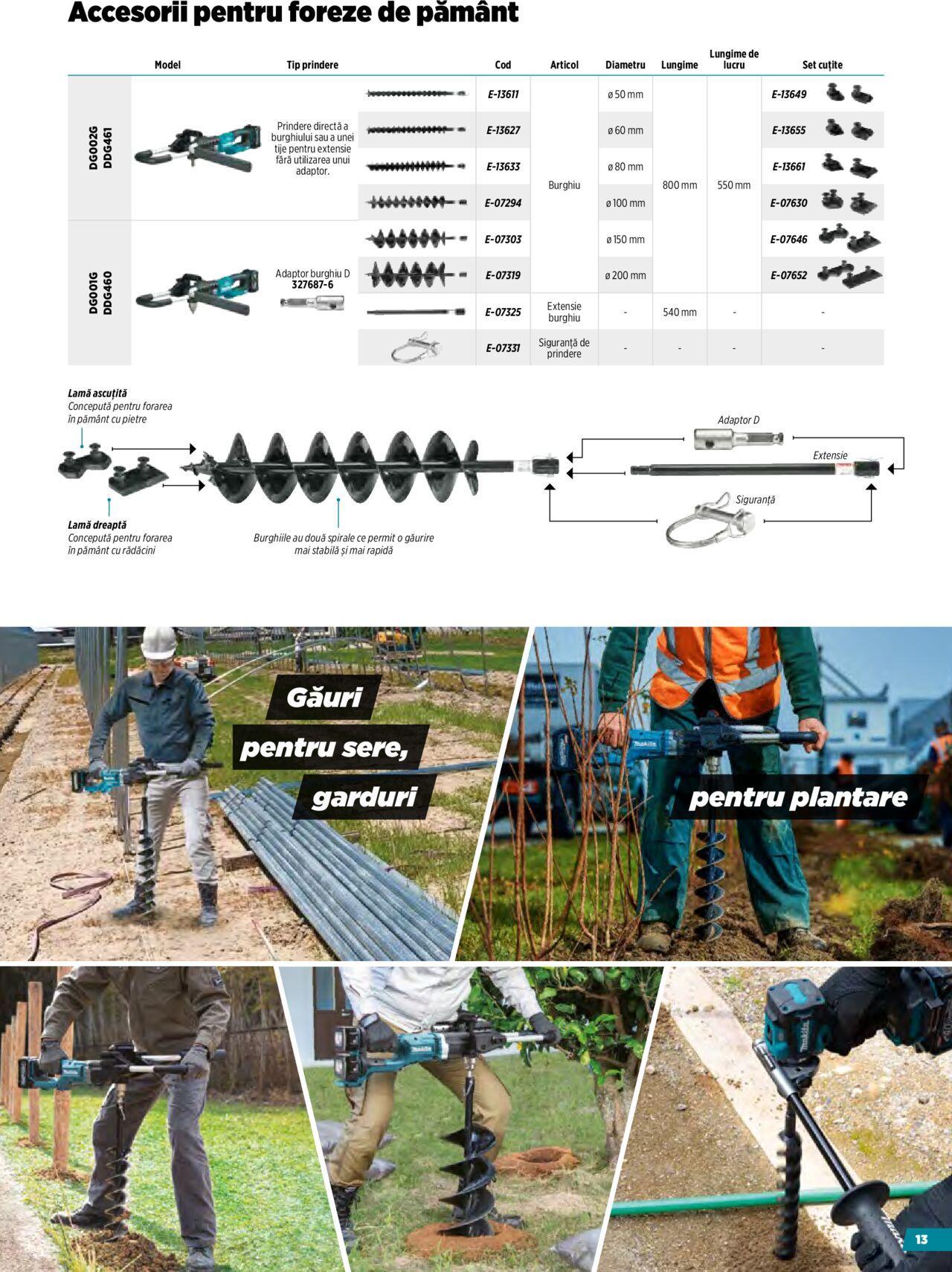 makita - Makita catalog - Masini pentru agricultura cu acumulatori de miercuri 09.10.2024 - page: 13