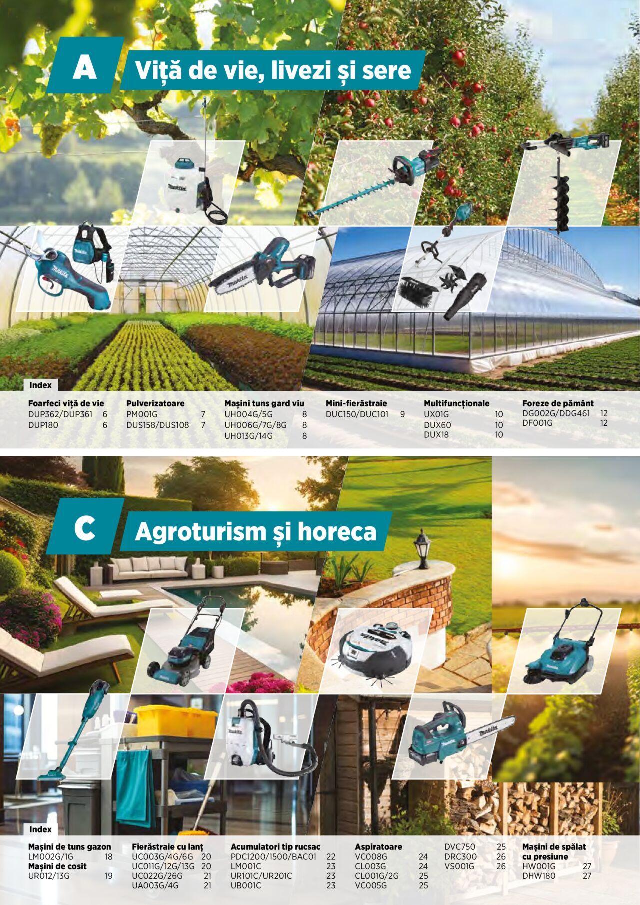 makita - Makita catalog - Masini pentru agricultura cu acumulatori de miercuri 09.10.2024 - page: 2