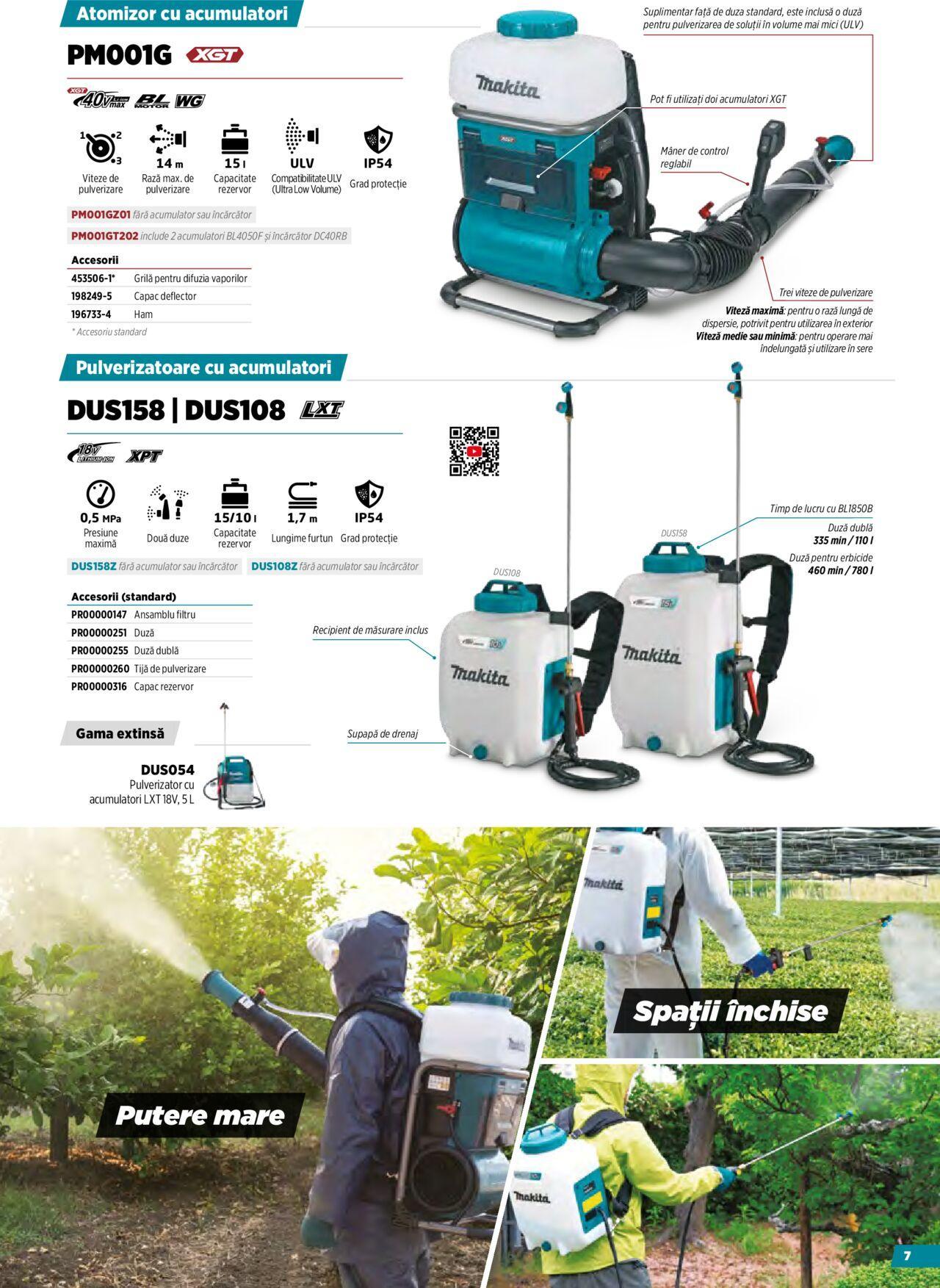 makita - Makita catalog - Masini pentru agricultura cu acumulatori de miercuri 09.10.2024 - page: 7